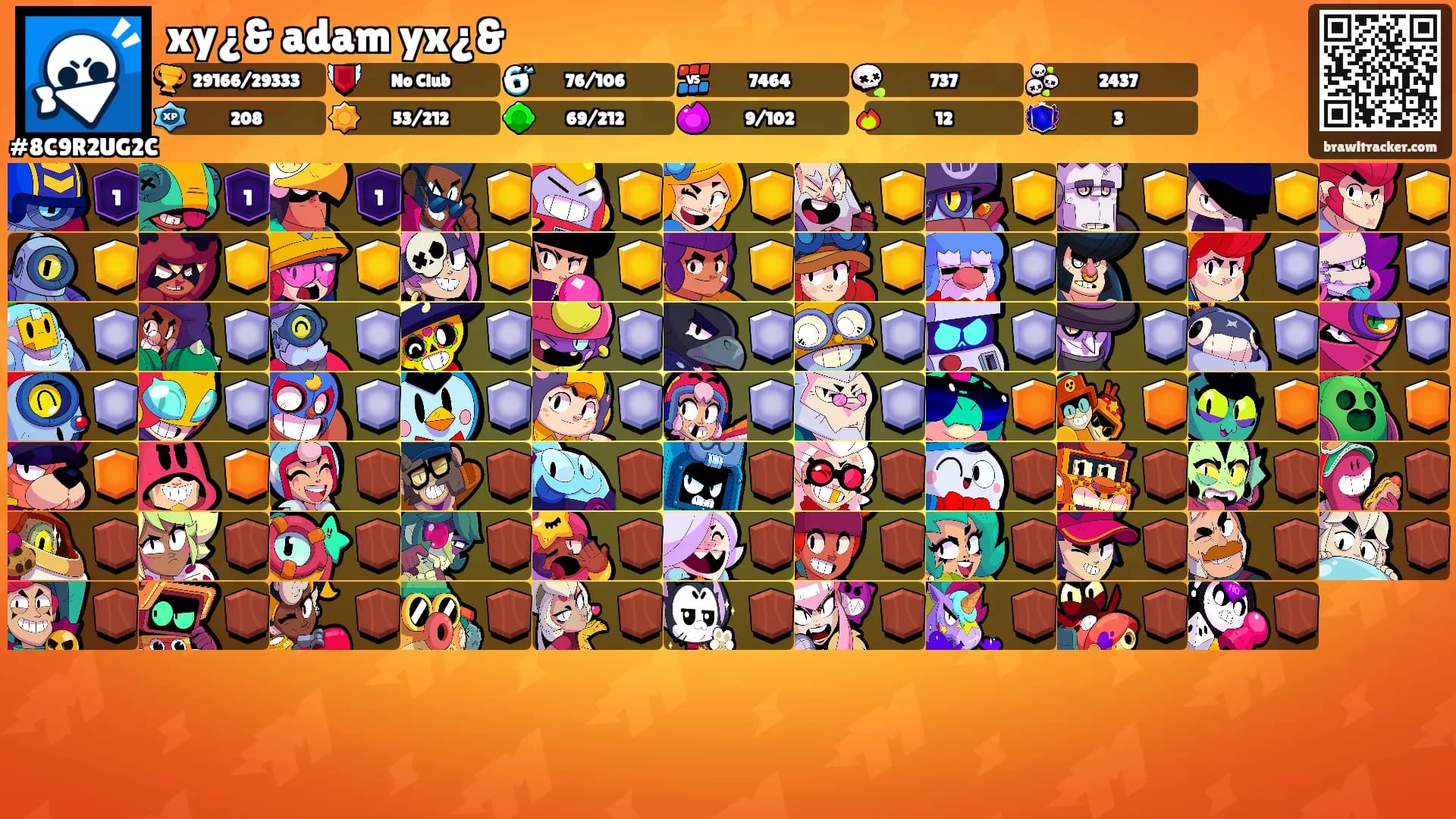 xy¿& adam yx¿&'s Ranks