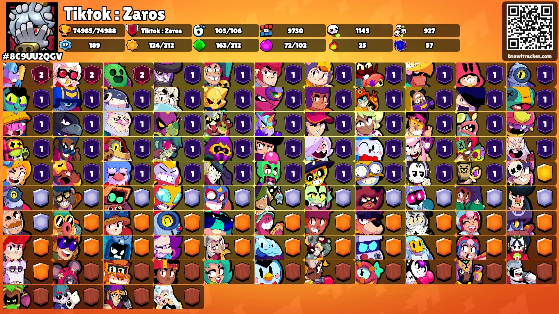 Tiktok : Zaros's Ranks