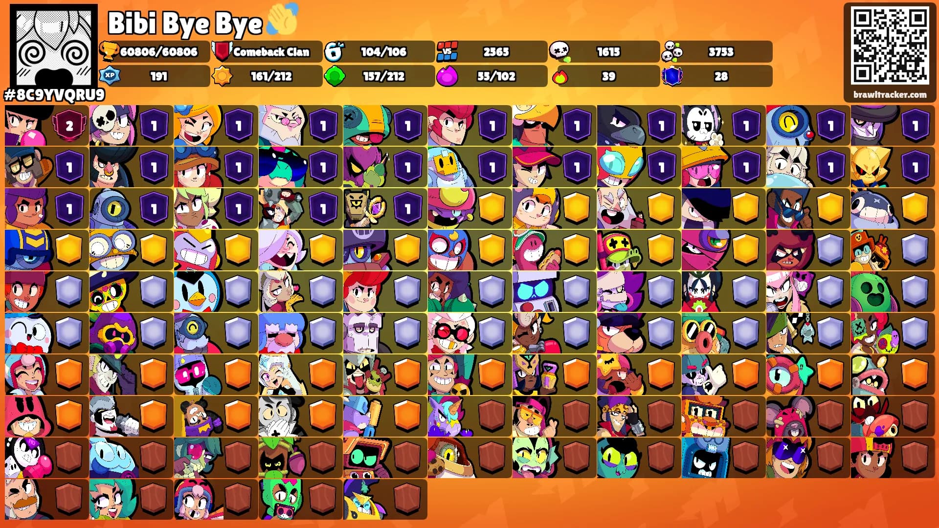 Bibi Bye Bye 👋's Ranks