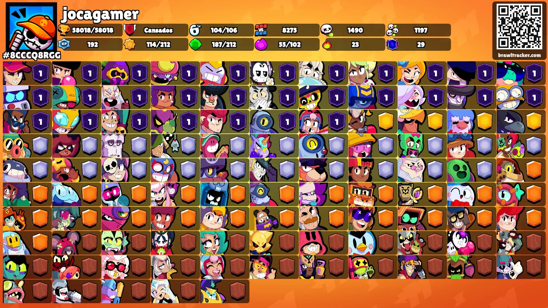 jocagamer's Ranks