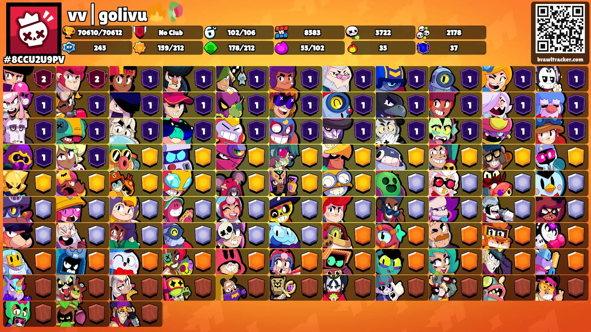 vv|golivu🔥🥀's Ranks