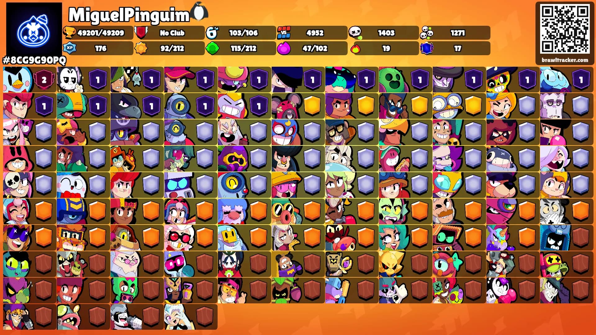 MiguelPinguim🐧's Ranks