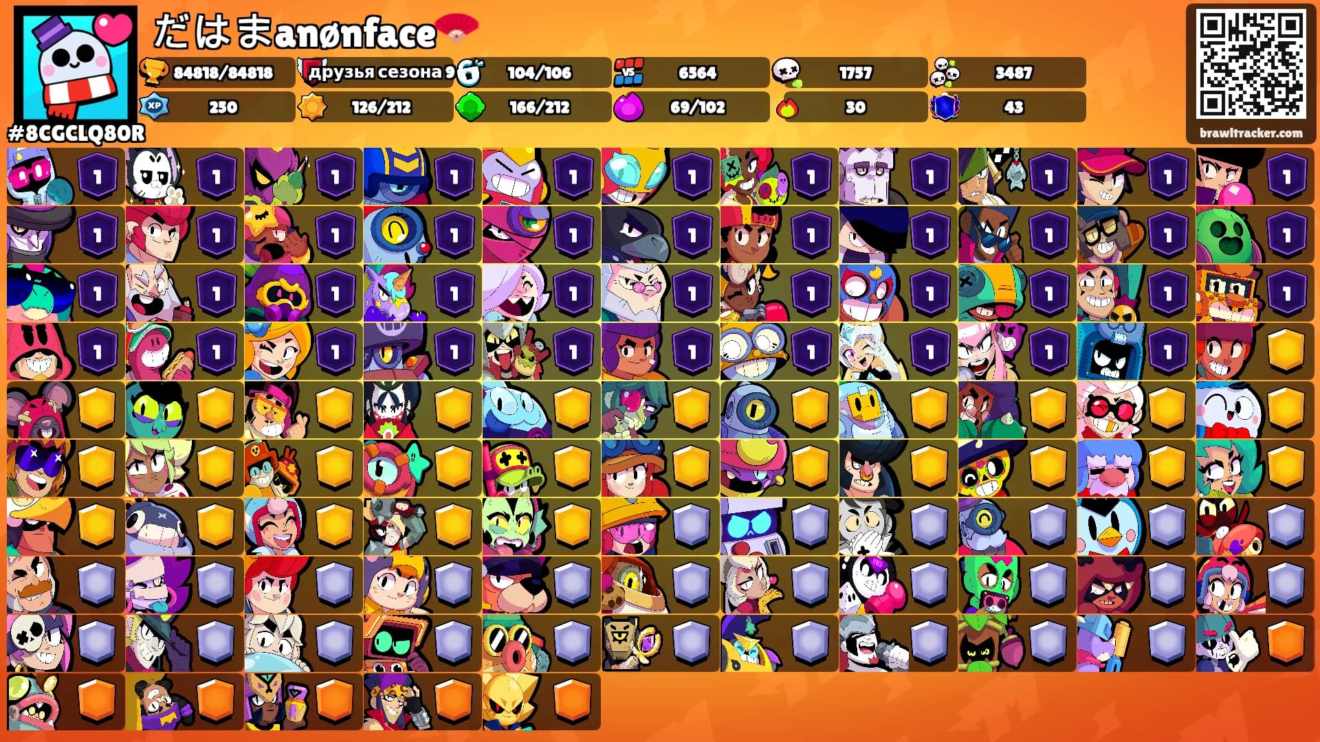 だはまanønface🪭's Ranks