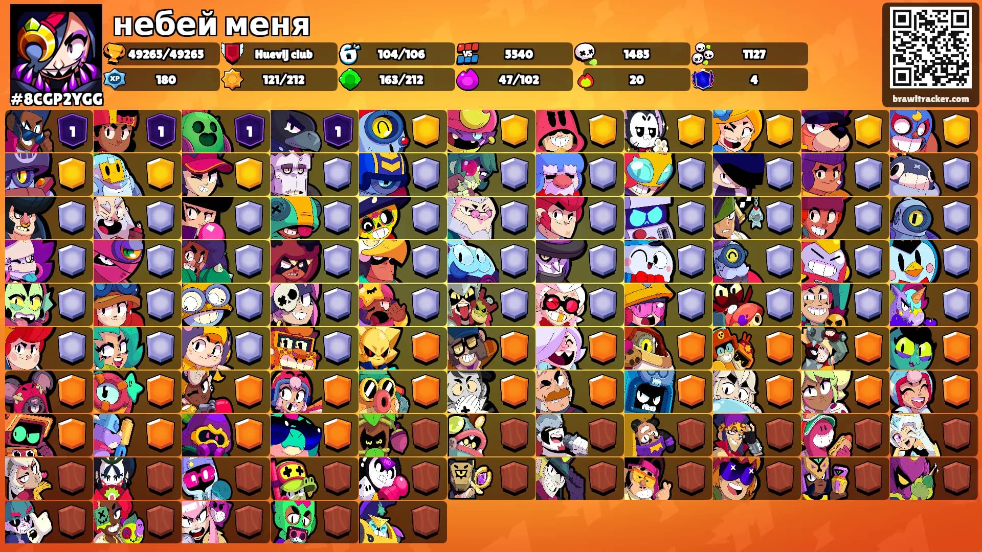 небей меня's Ranks