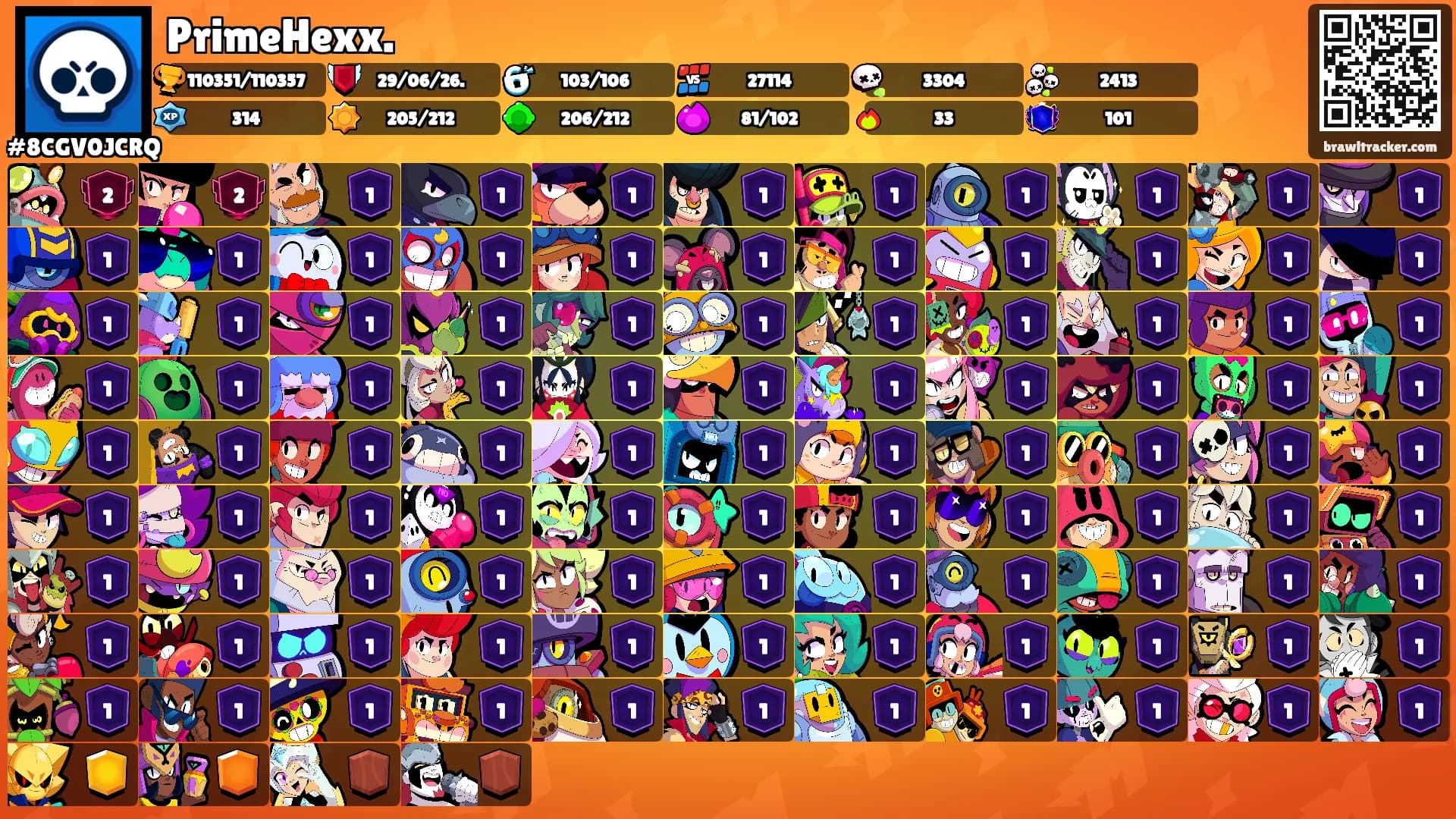 PrimeHexx.'s Ranks