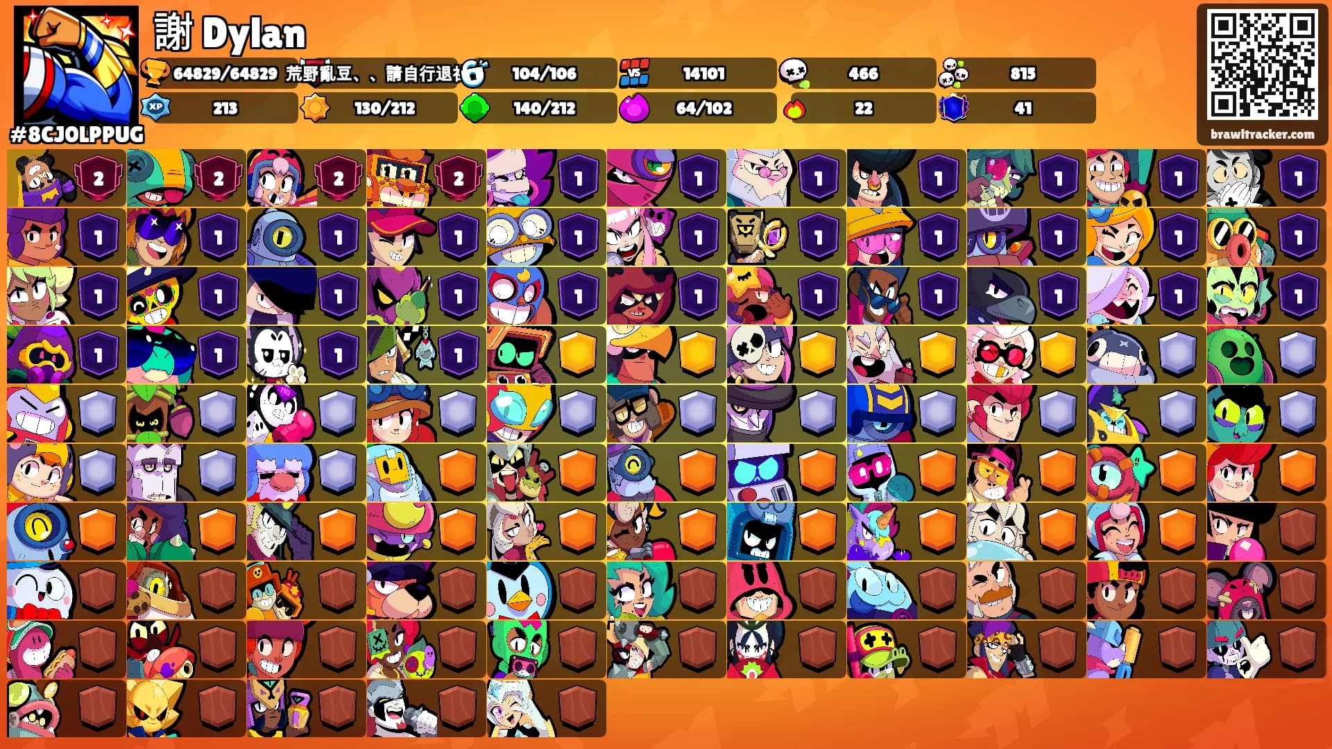 謝 Dylan's Ranks