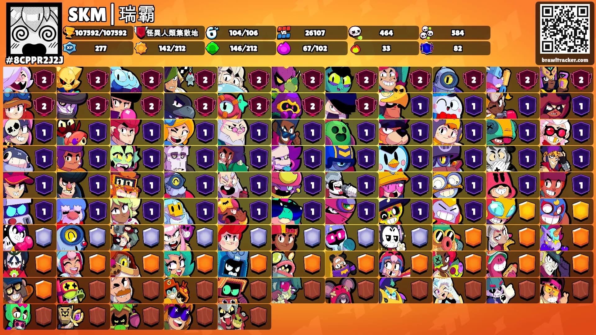 SKM|瑞霸's Ranks