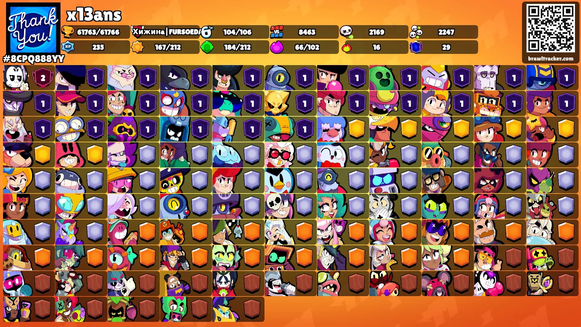 x13ans's Ranks