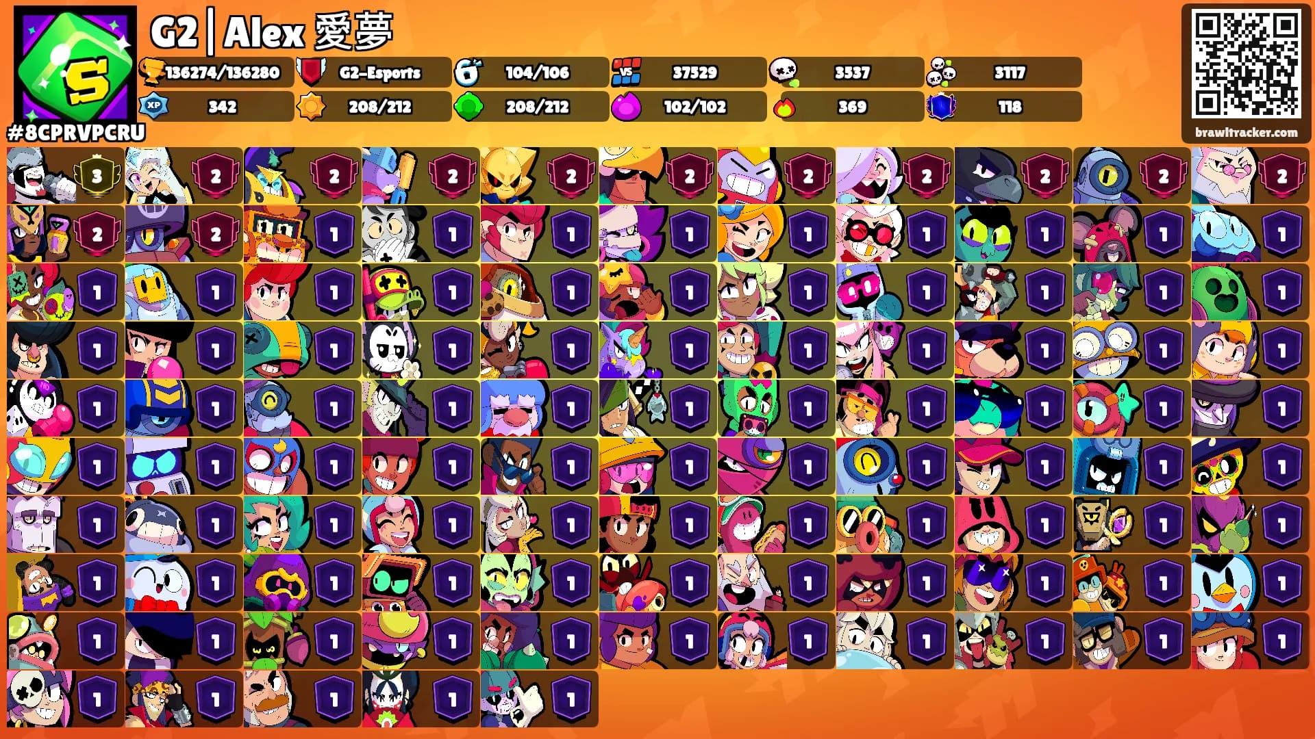 G2|Alex 愛夢's Ranks