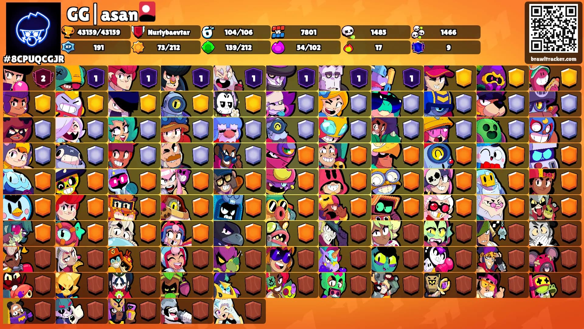 GG|asan🎴's Ranks