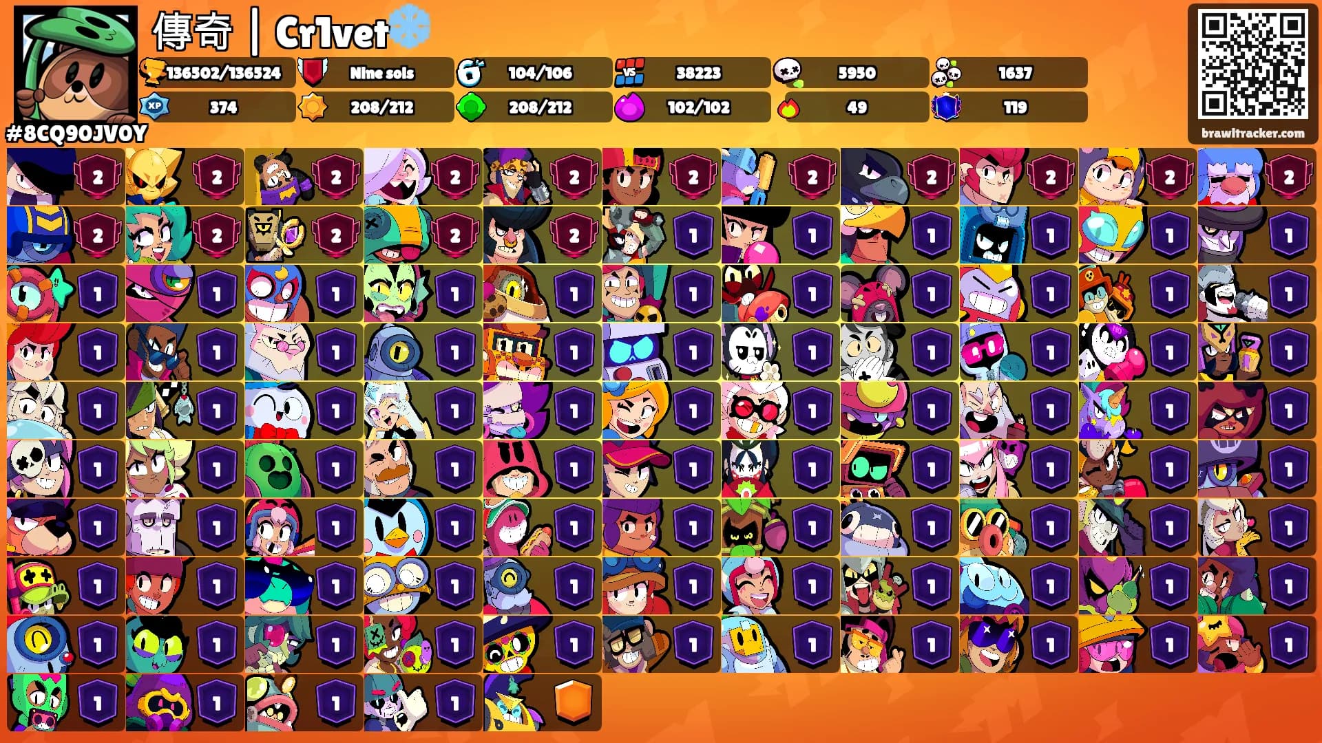 傳奇 | Cr1vet❄️'s Ranks