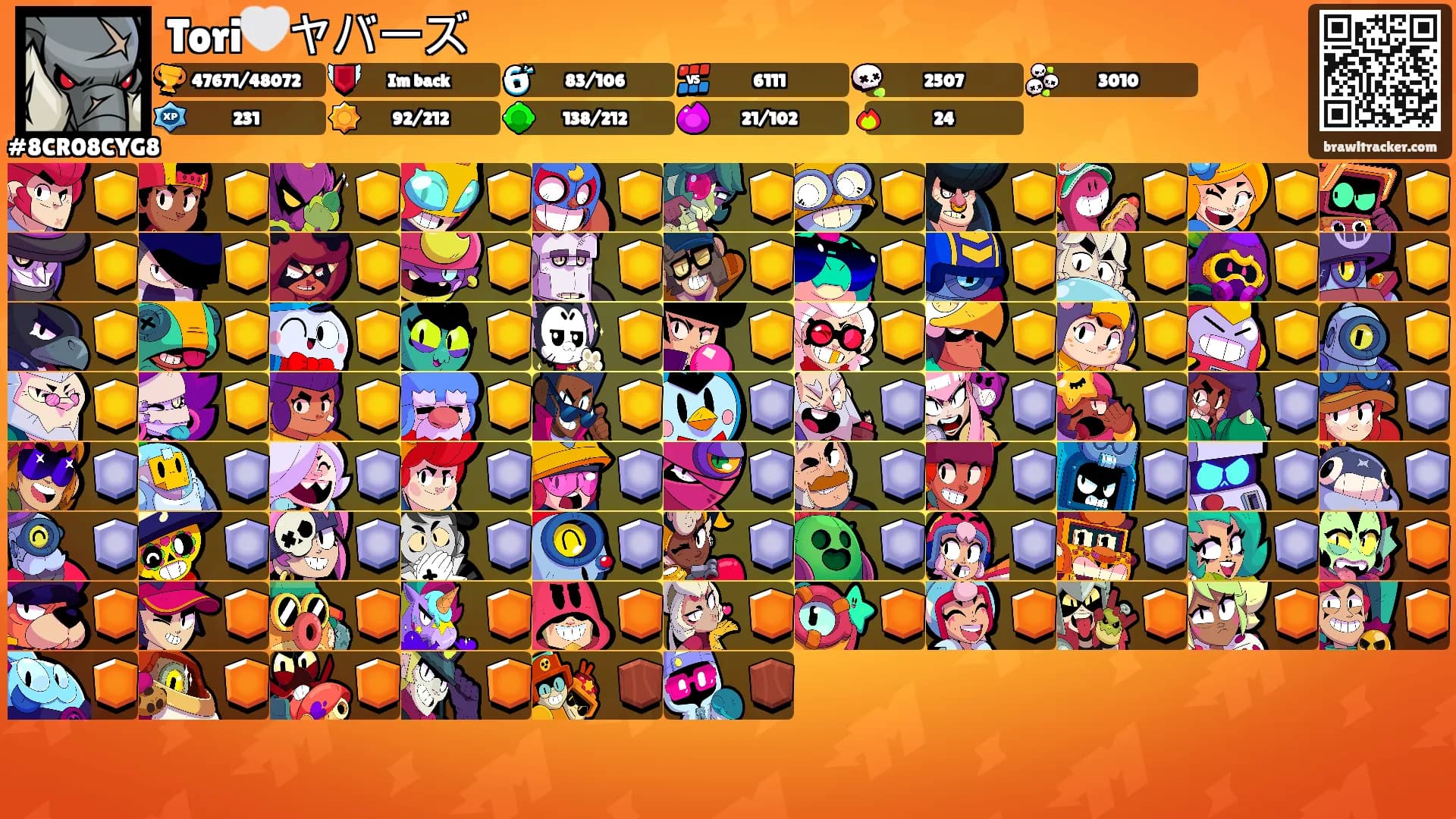 Tori🤍ヤバーズ's Ranks