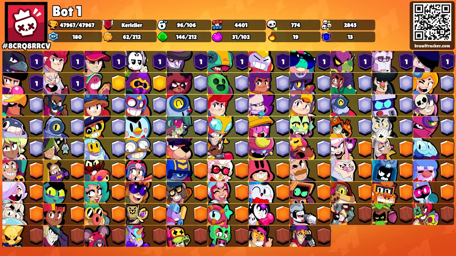 Bot 1's Ranks