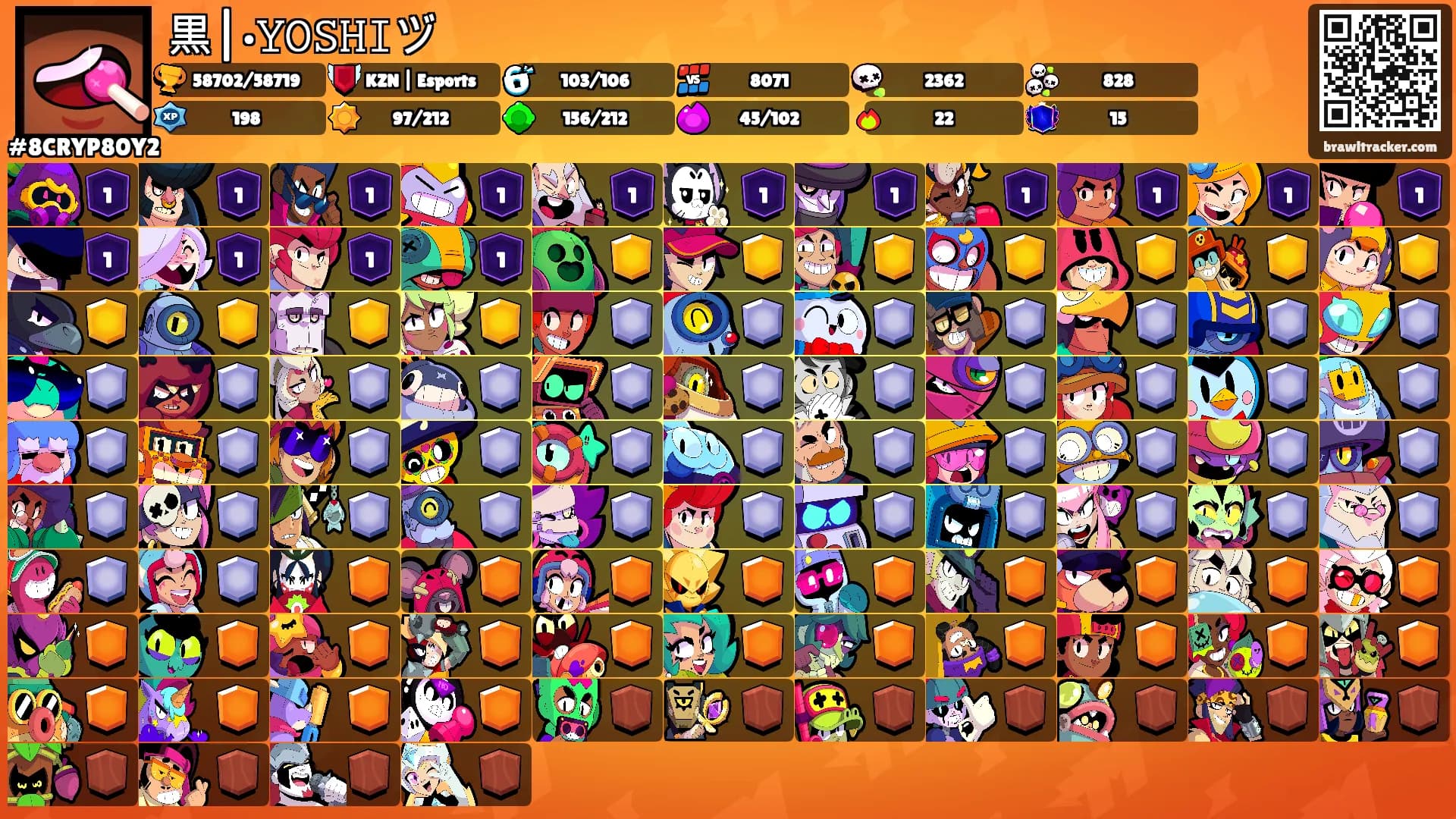 黒|•𝚈𝙾𝚂𝙷𝙸ヅ's Ranks