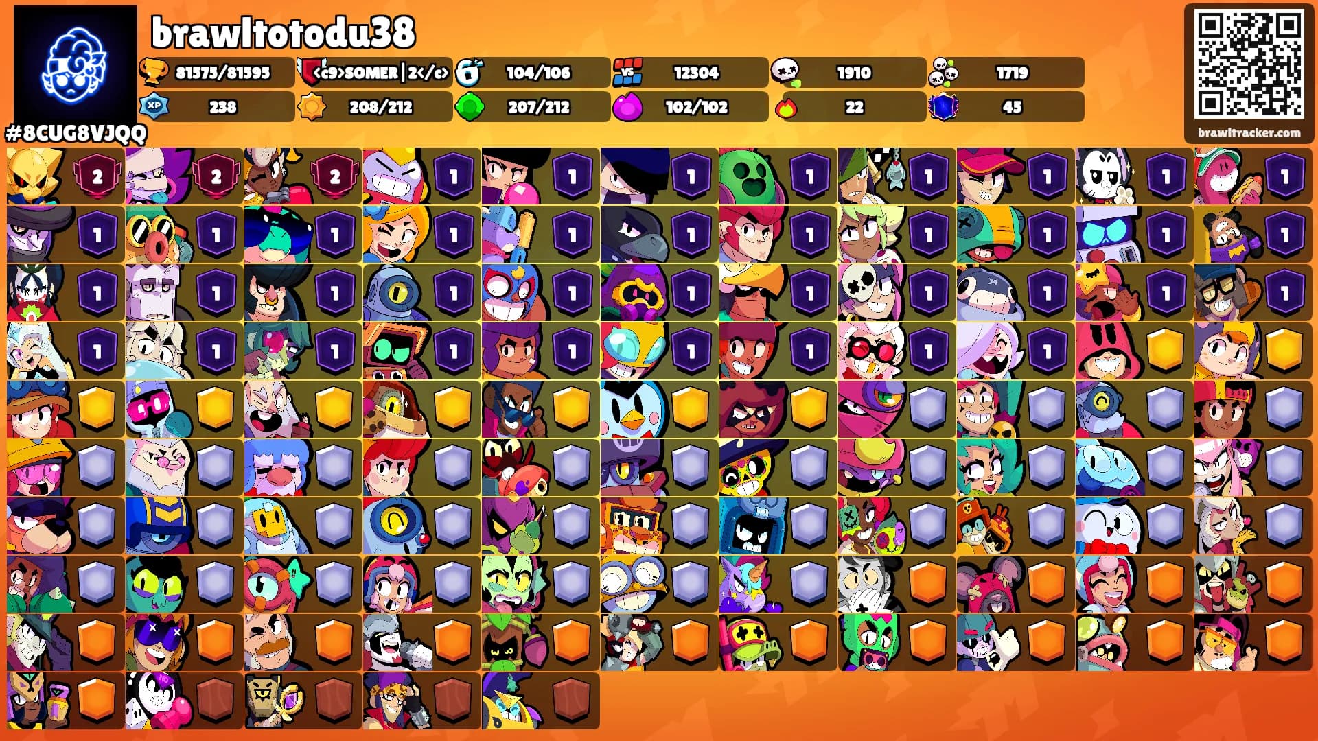 brawltotodu38's Ranks
