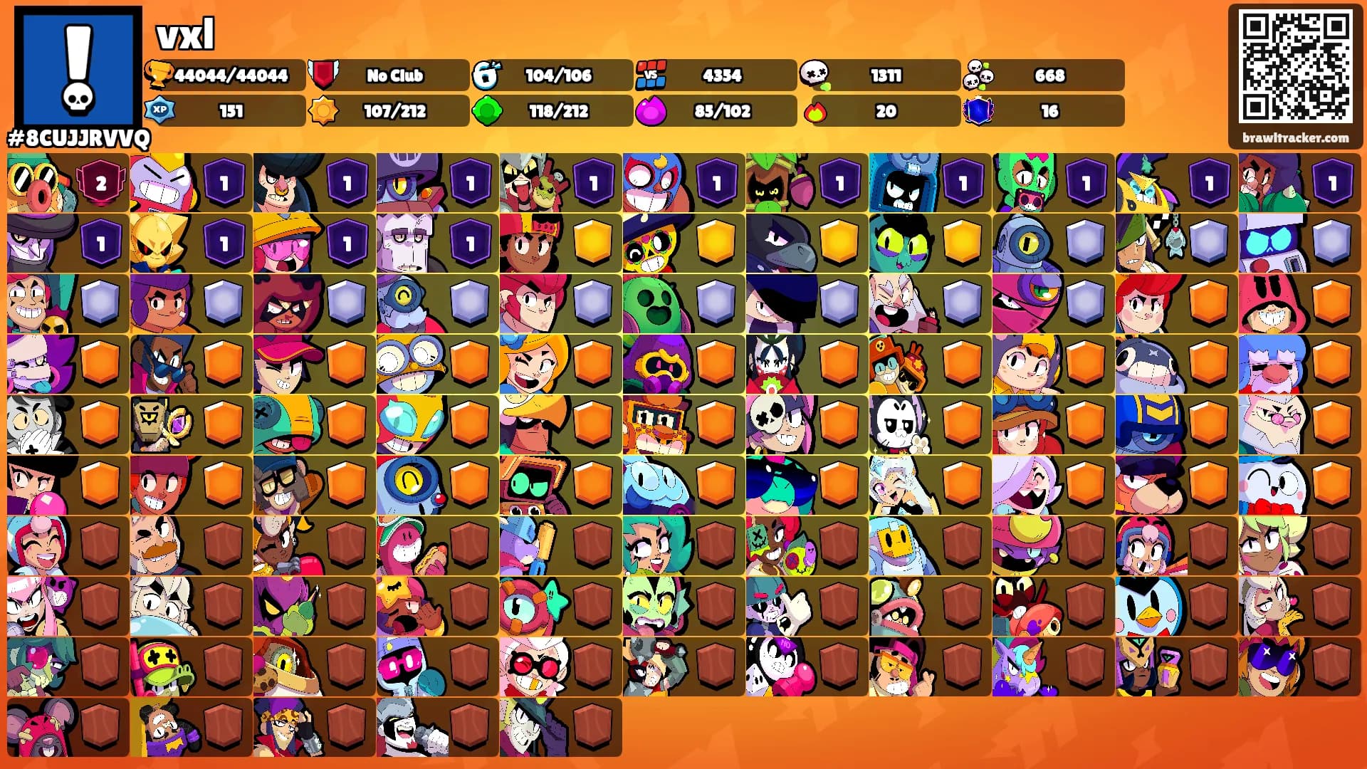 vxl's Ranks