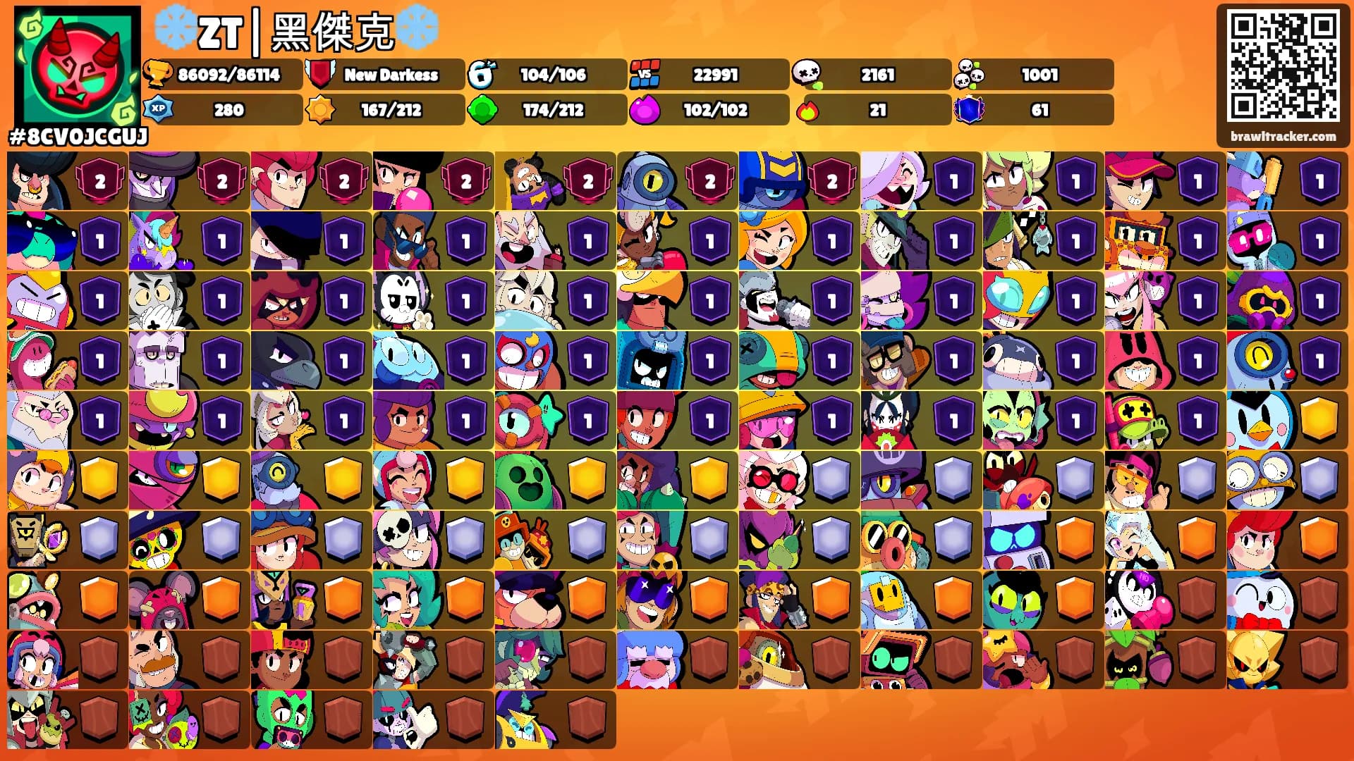 ❄️ZT|黑傑克❄️'s Ranks