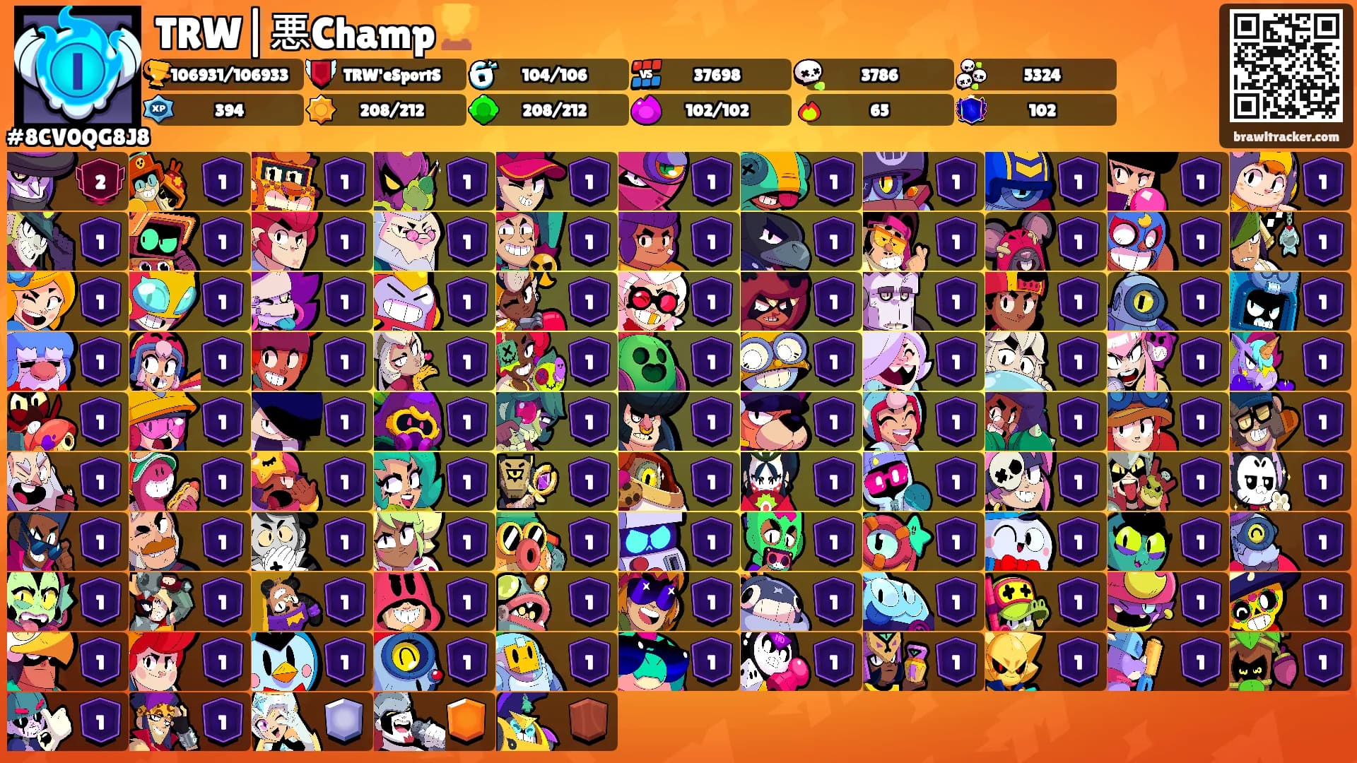 TRW|悪Champ🏆's Ranks