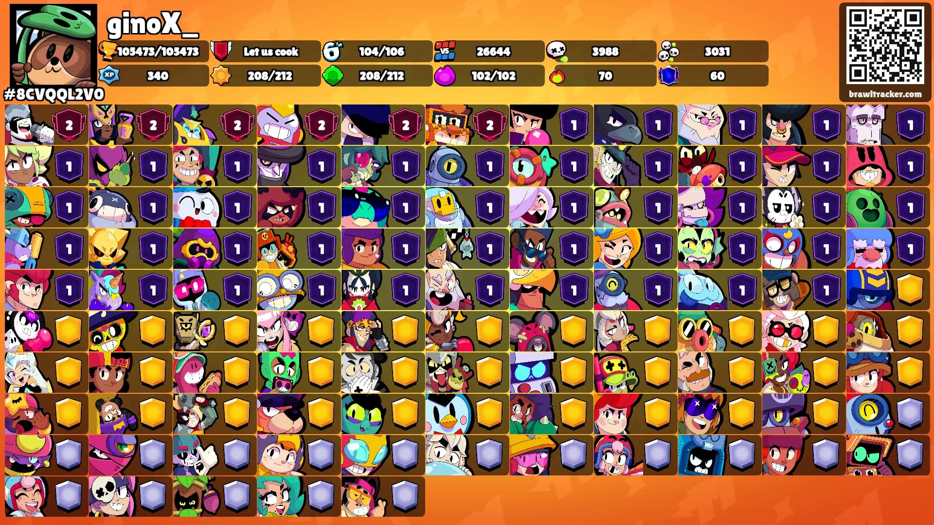 ginoX_'s Ranks