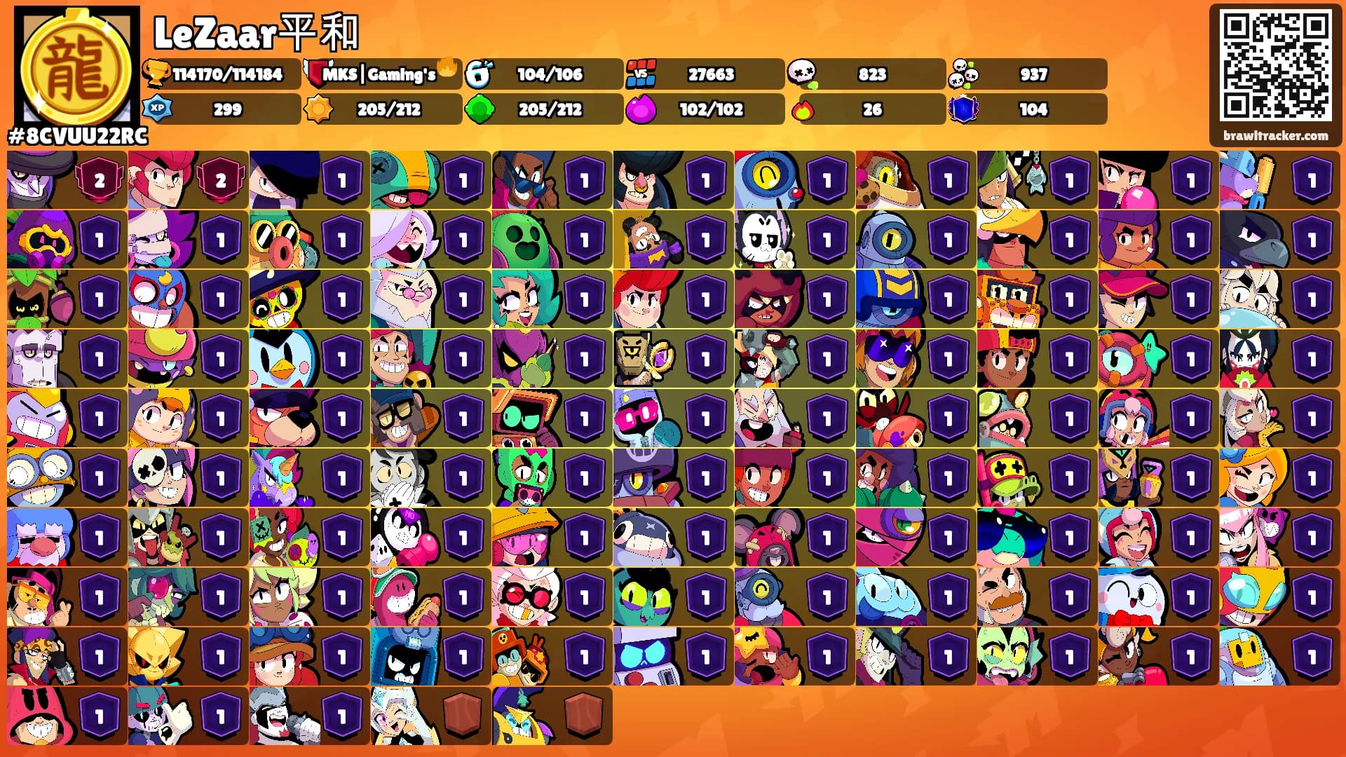 LeZaar平和's Ranks