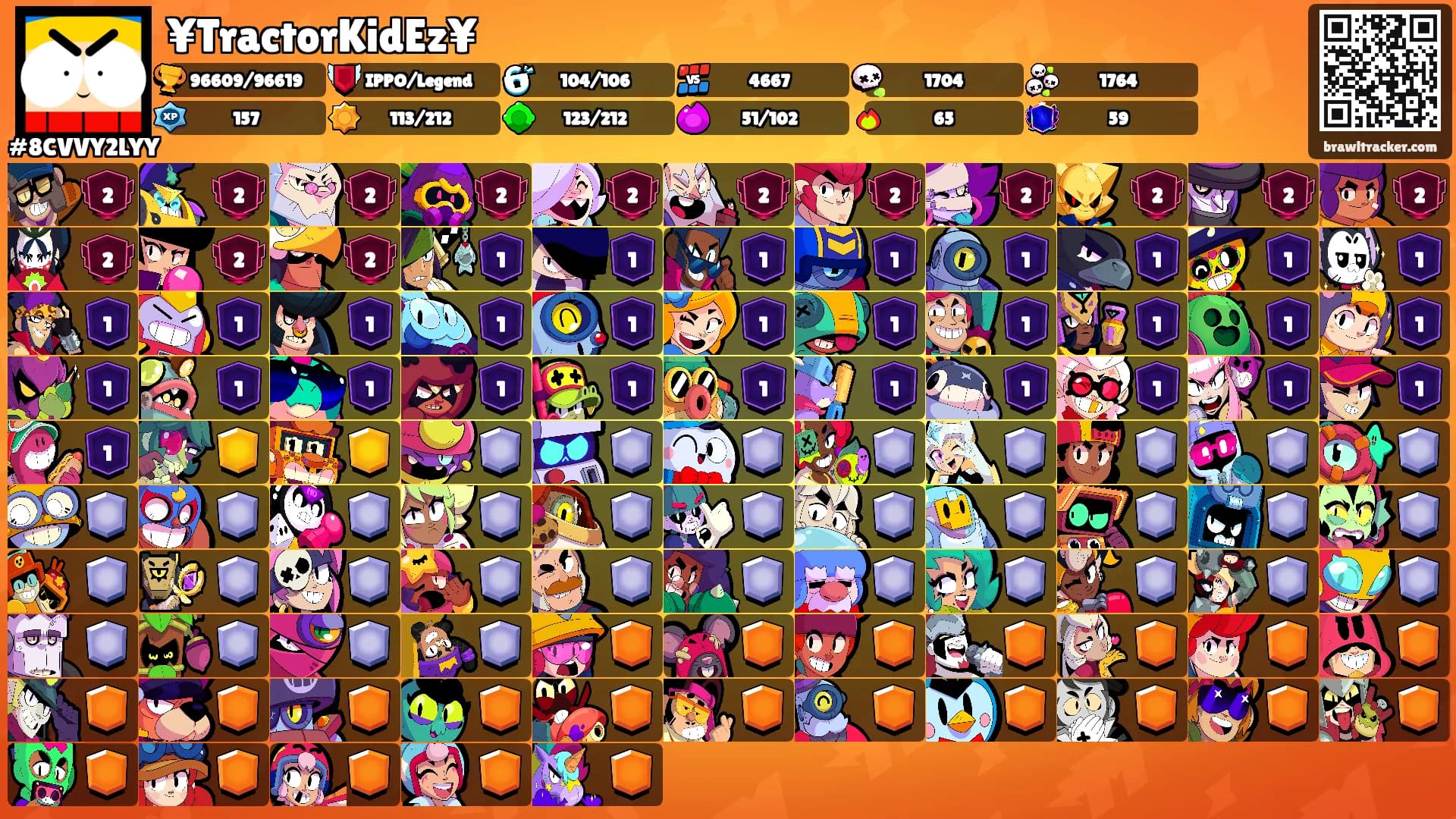 ¥TractorKidEz¥'s Ranks
