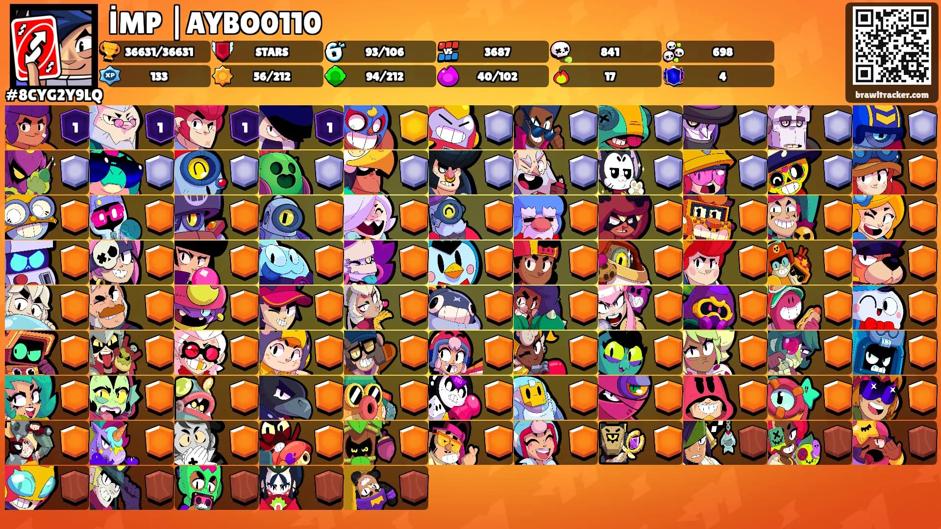 İMP |AYBO0110's Ranks