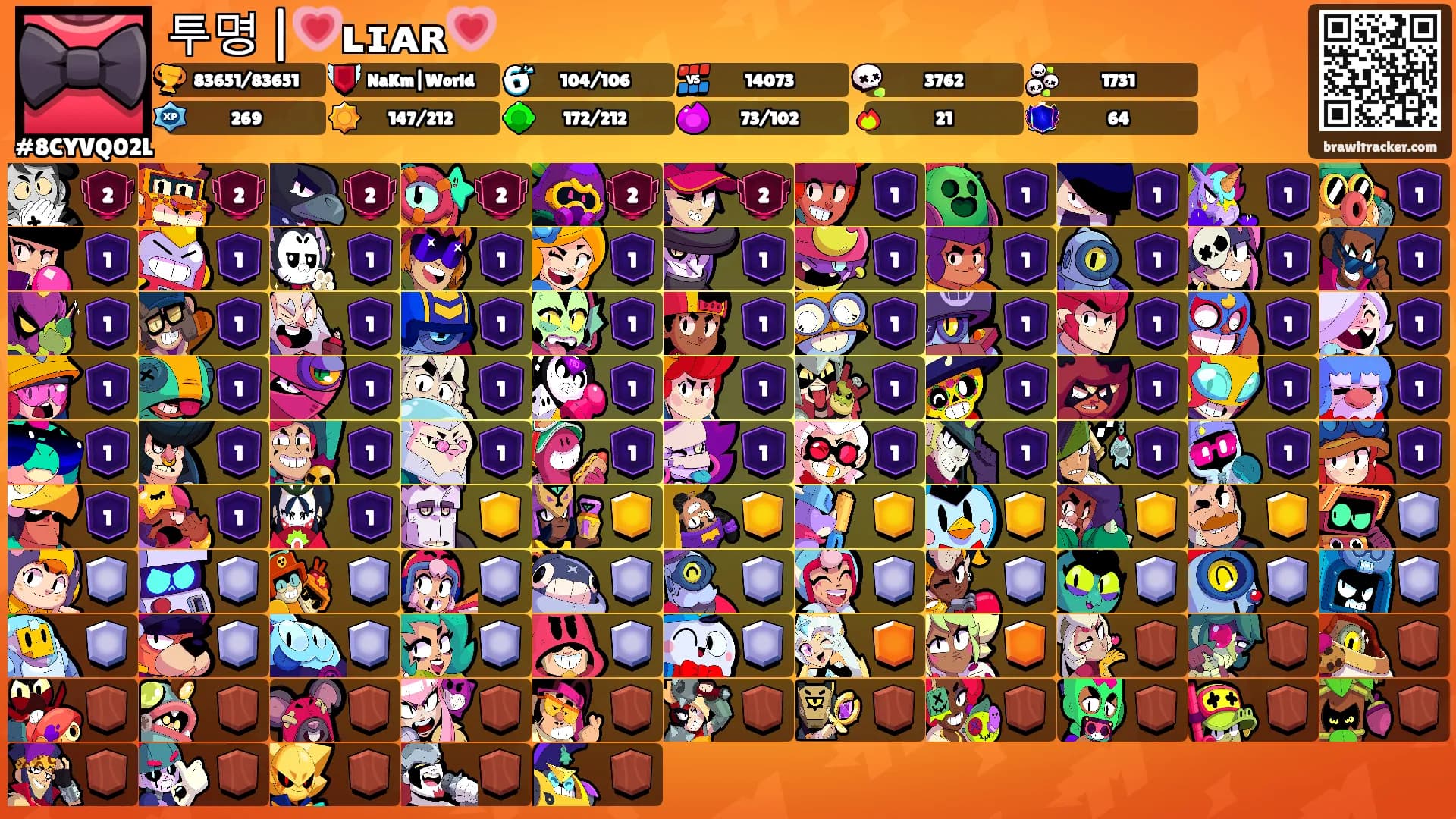 투명 |💗ʟɪᴀʀ💗's Ranks