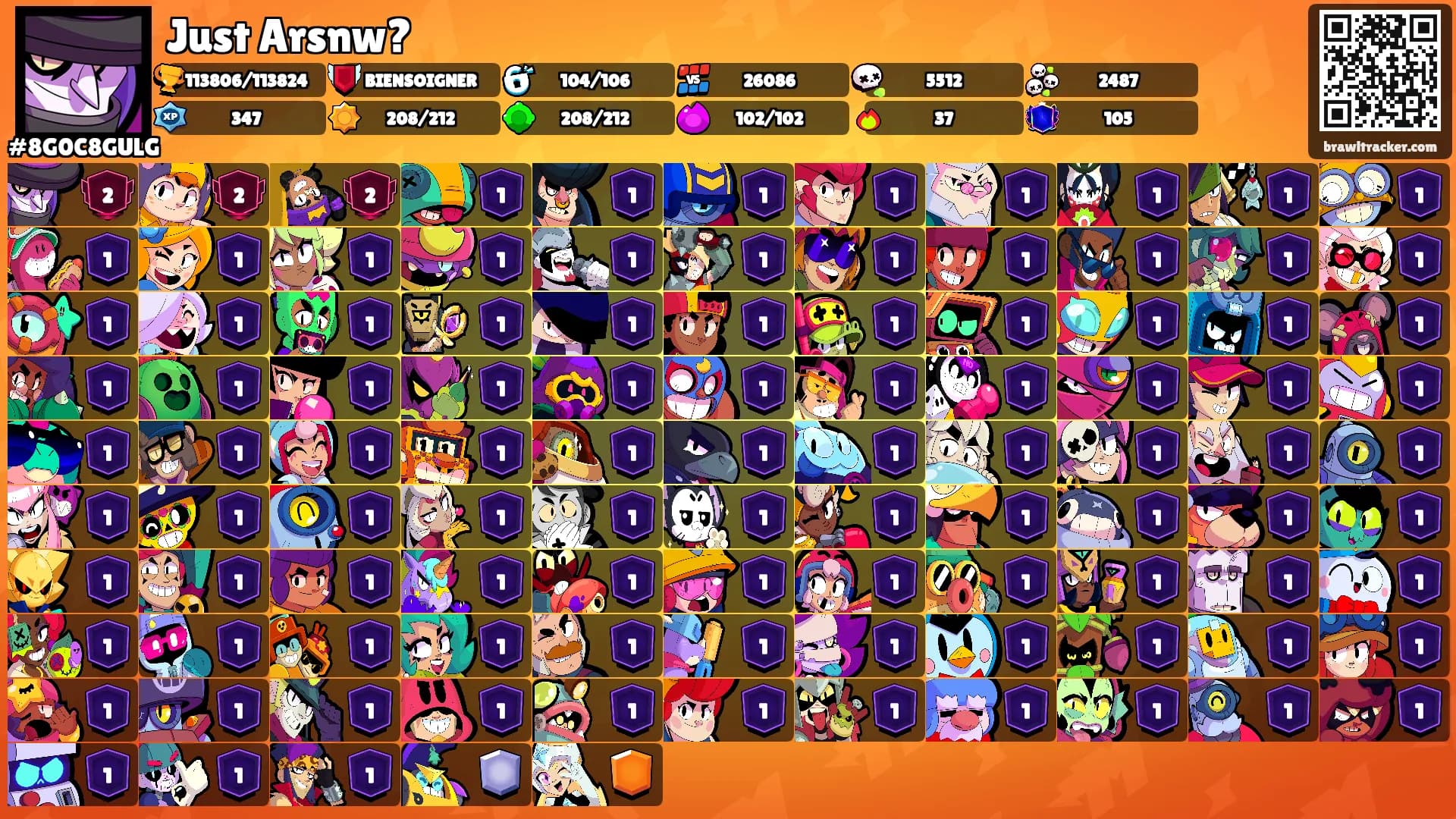 Just Arsnw?'s Ranks
