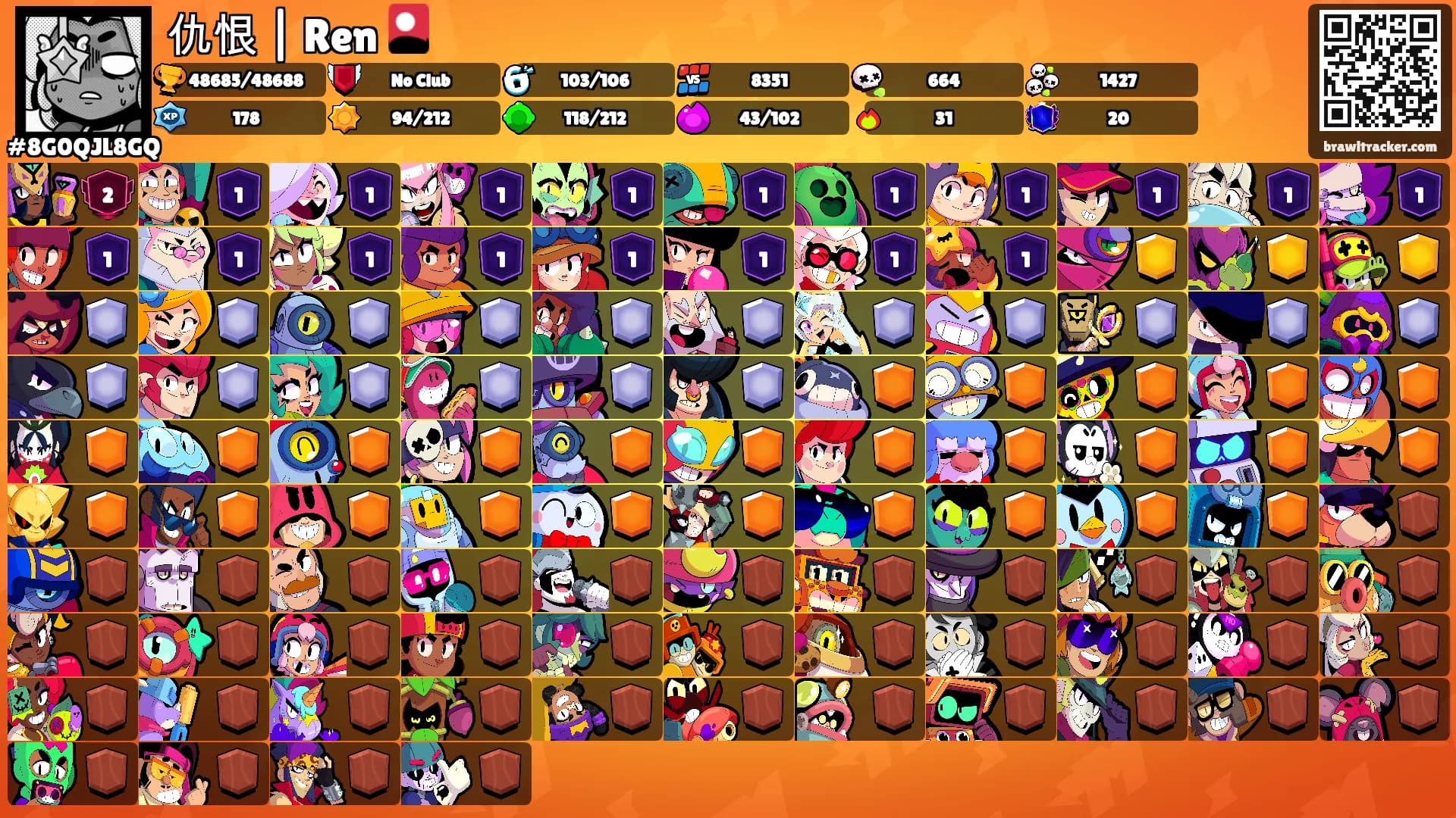 仇恨 | Ren 🎴's Ranks