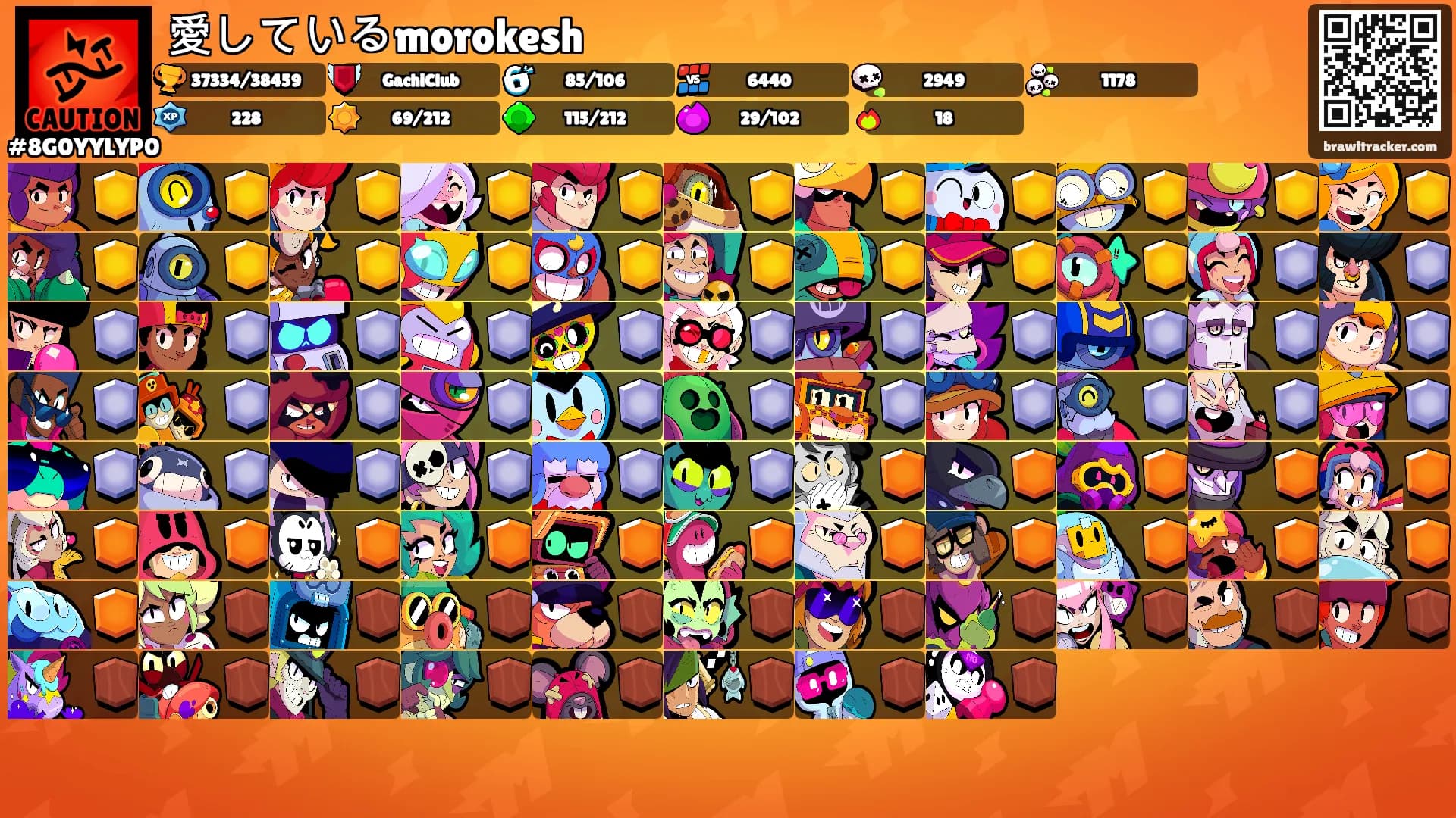 愛しているmorokesh's Ranks