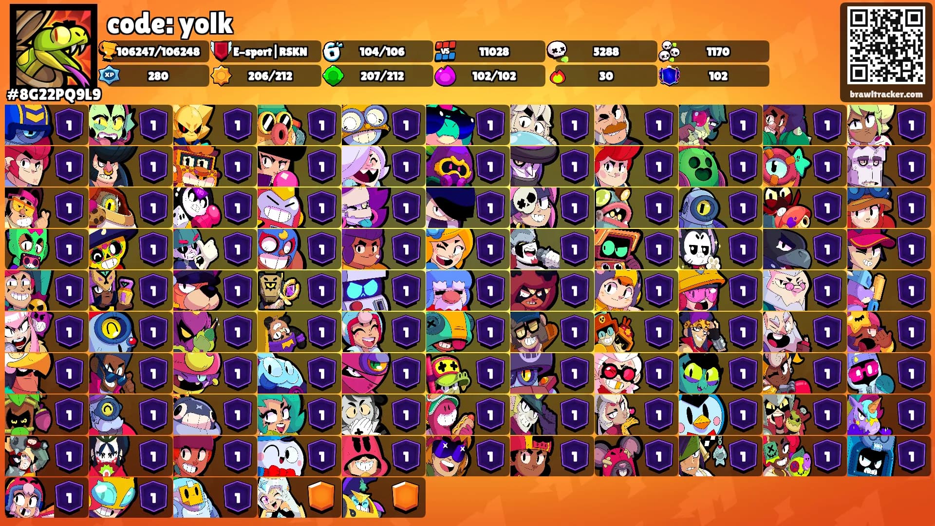 code: yolk's Ranks