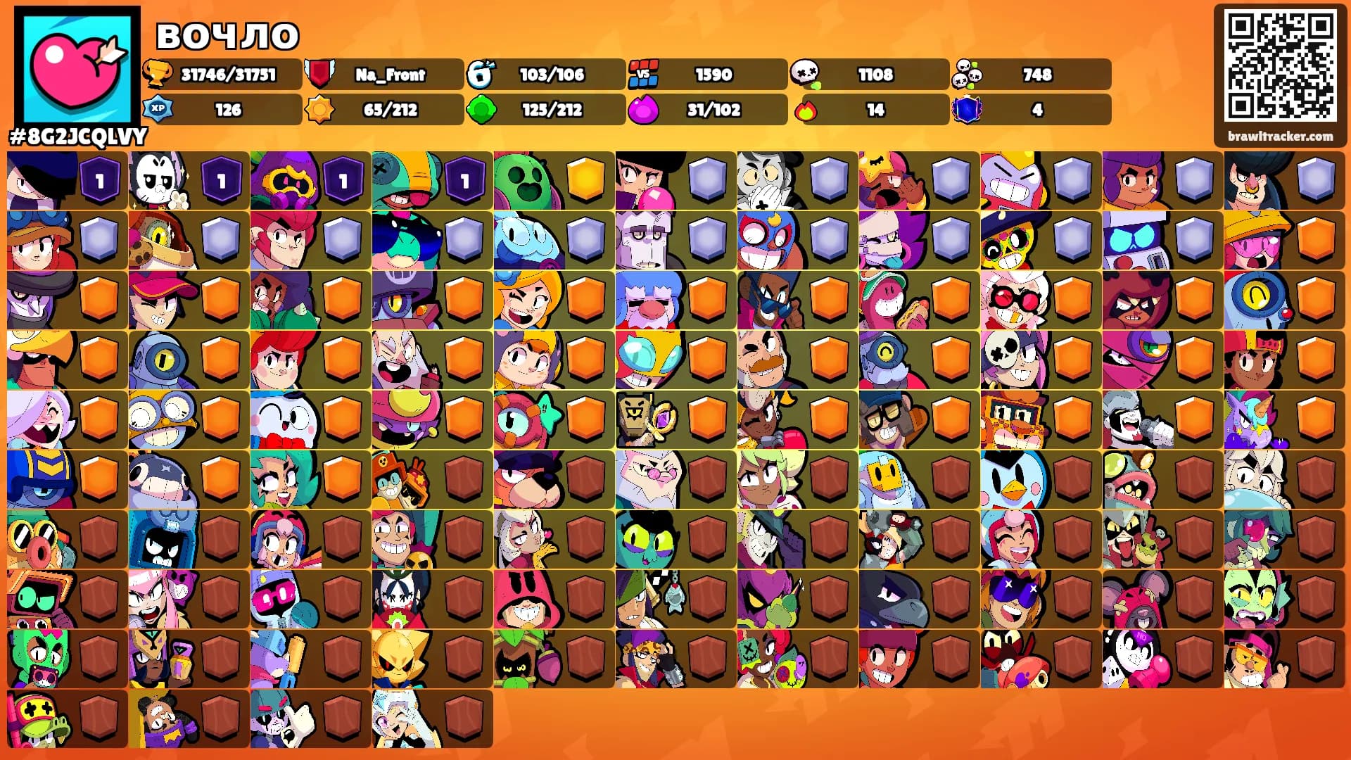 вочло's Ranks