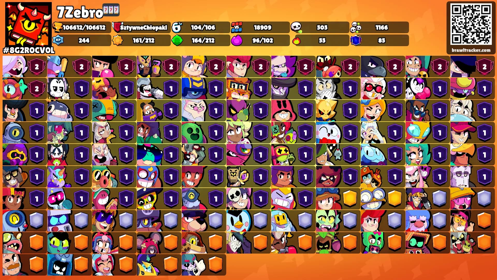 7Zebro🎰's Ranks