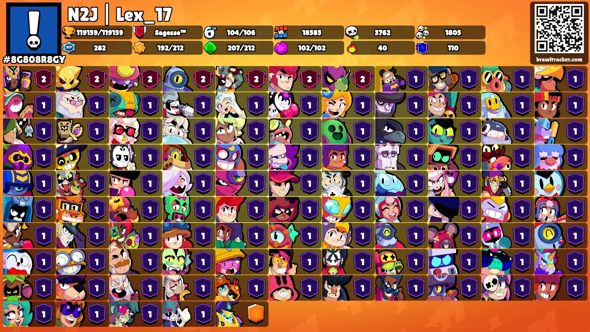 N2J | Lex_17's Ranks
