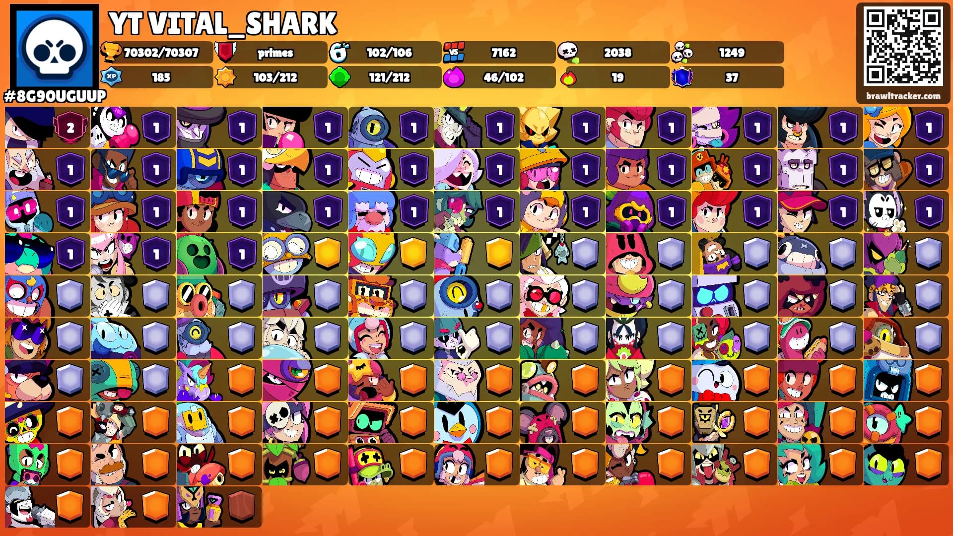 YT VITAL_SHARK's Ranks