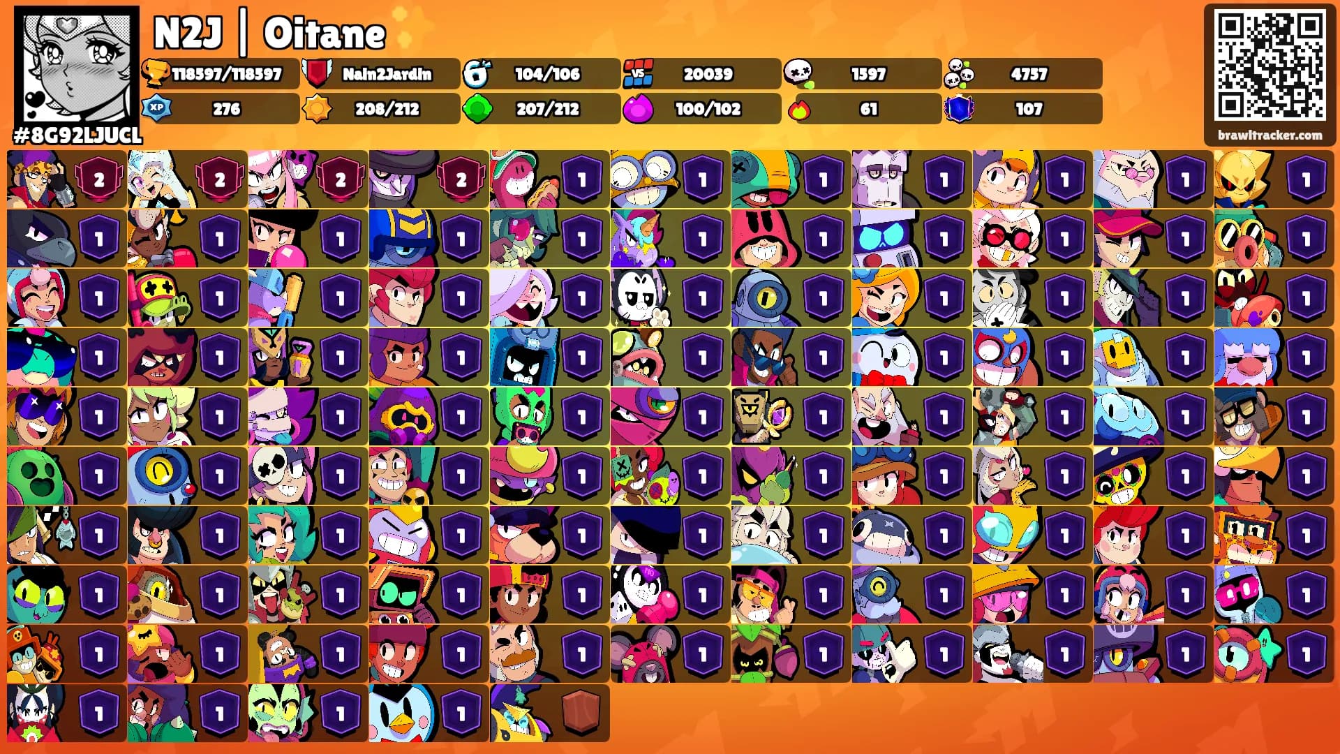 N2J | Oitane ✨️'s Ranks