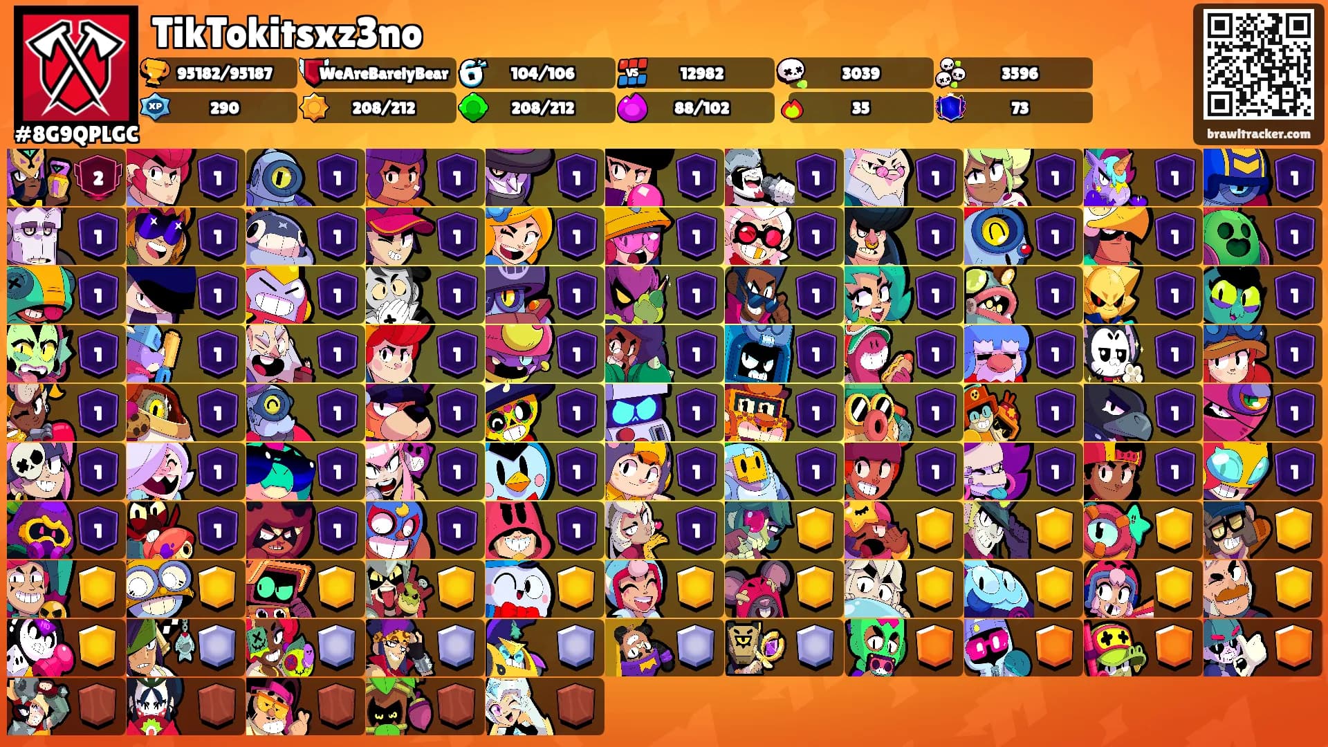 TikTokitsxz3no's Ranks
