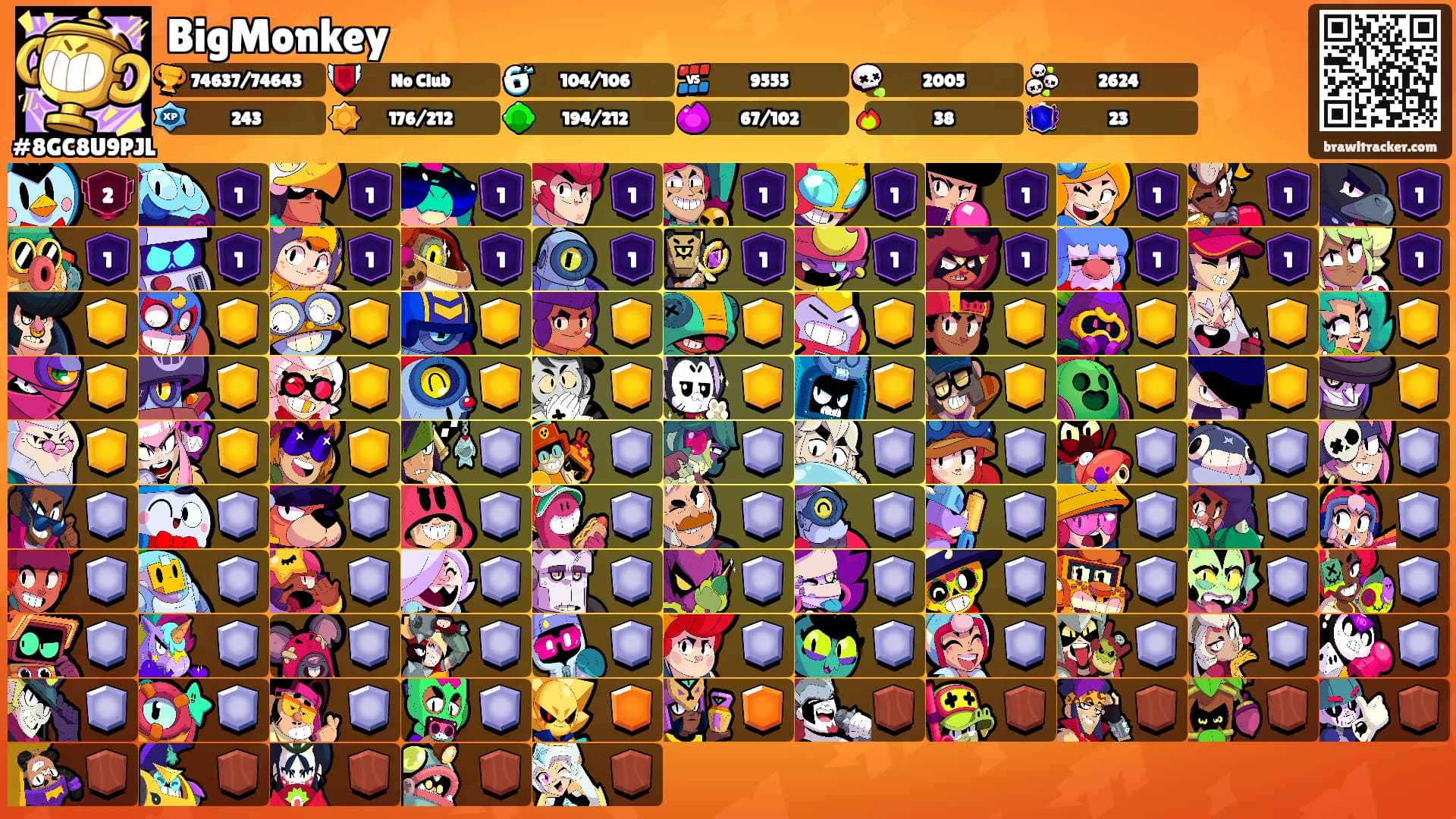 BigMonkey's Ranks
