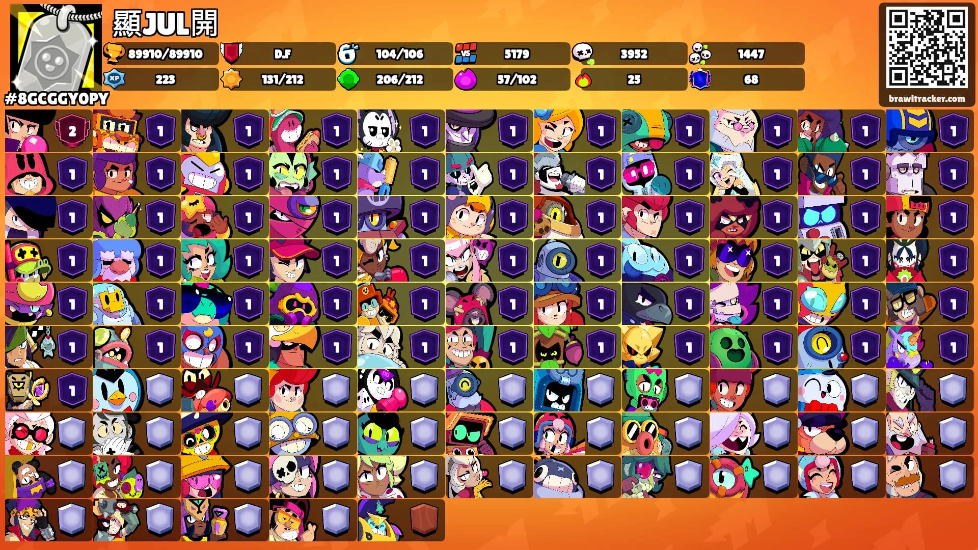 顯JUL開's Ranks