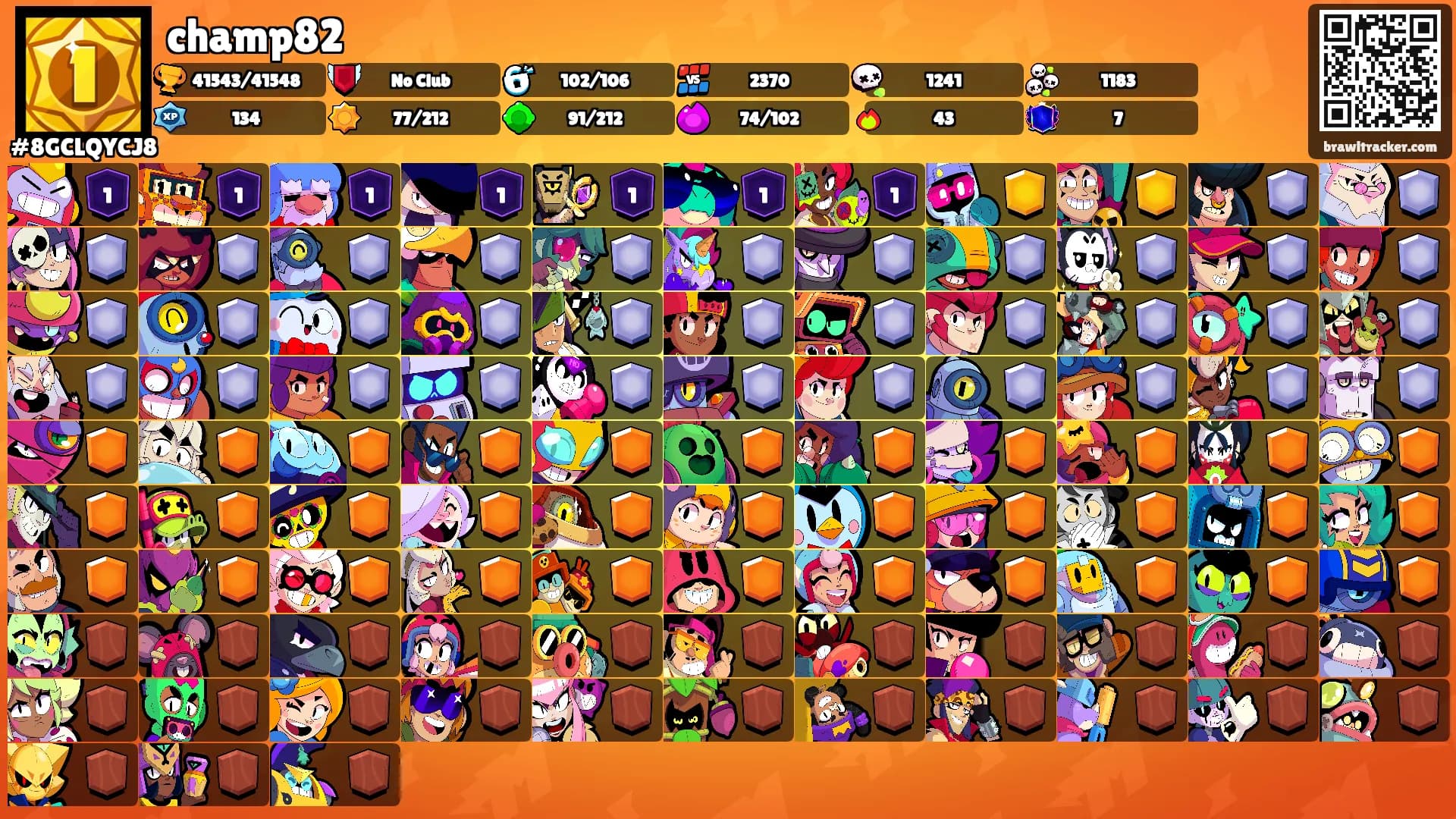 champ82's Ranks