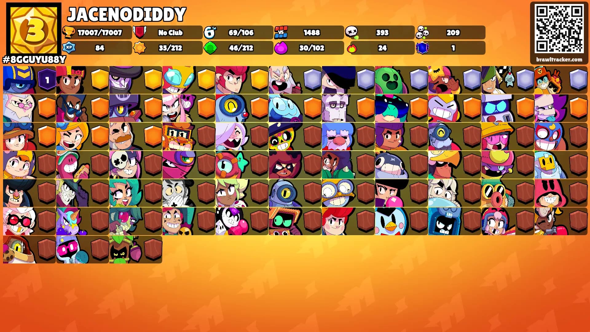 JACENODIDDY's Ranks