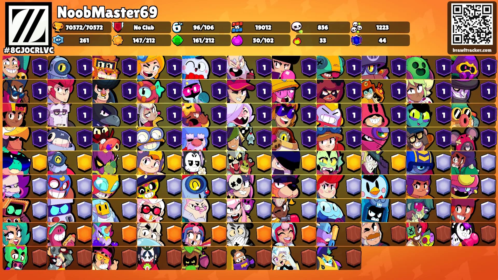 NoobMaster69's Ranks
