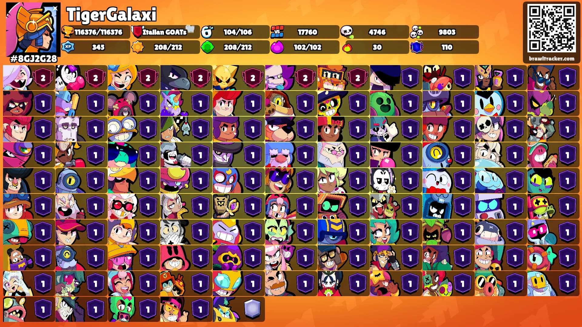 TigerGalaxi's Ranks