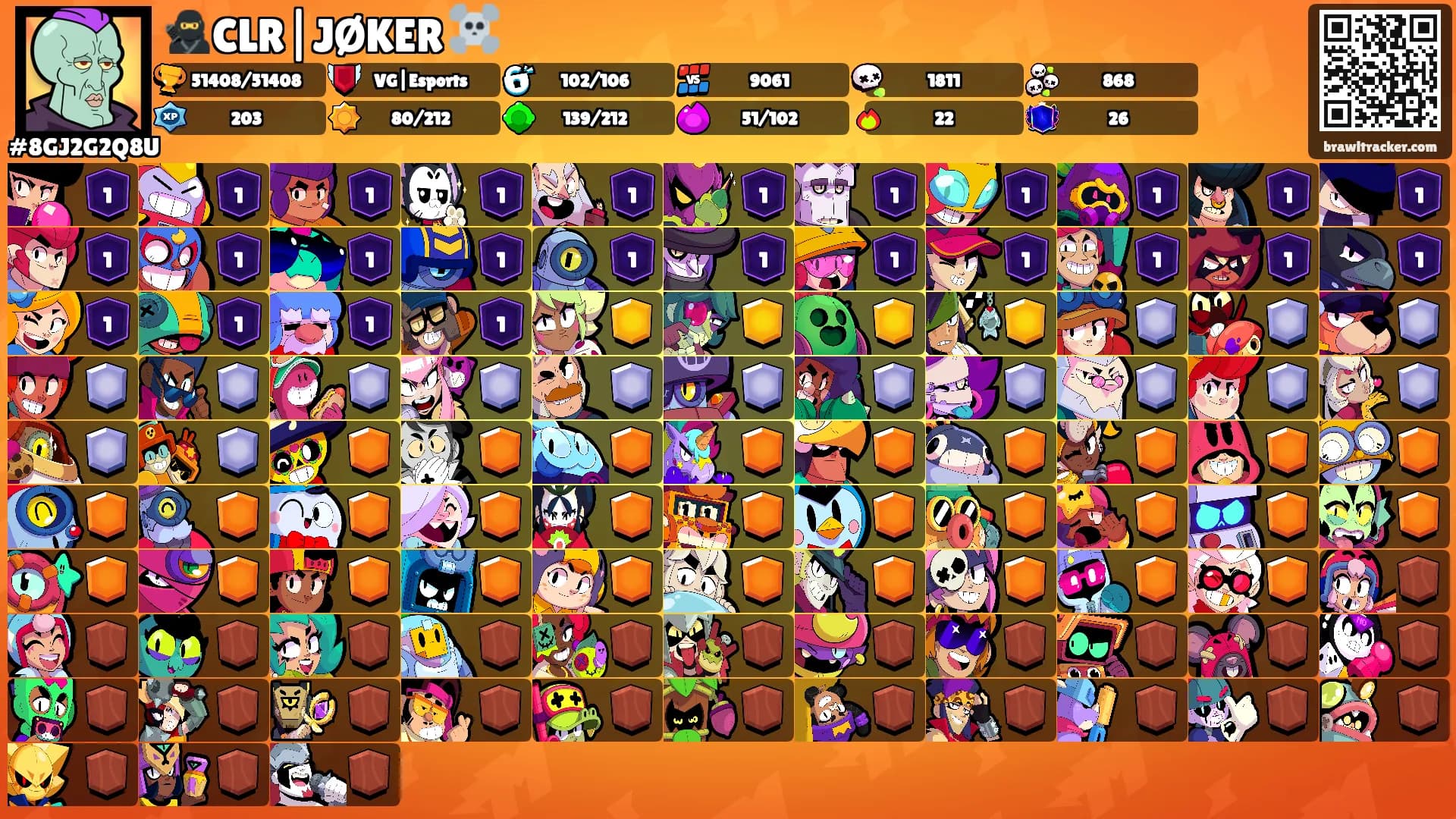 🥷CLR|JØKER ☠️'s Ranks