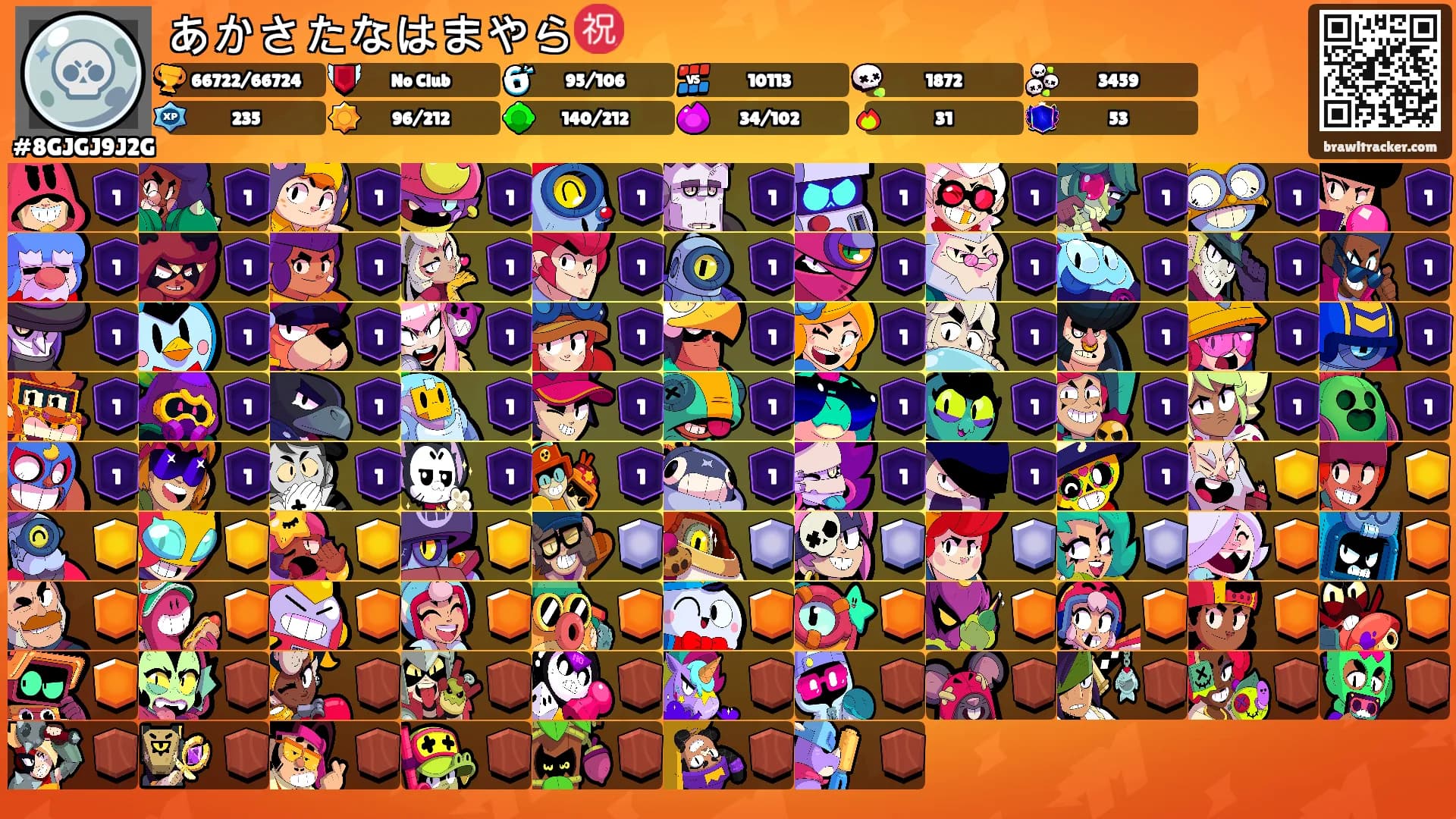 あかさたなはまやら㊗️'s Ranks