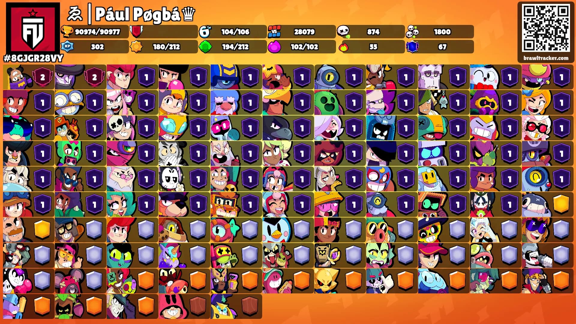 ゑ|Pául Pøgbá♛'s Ranks