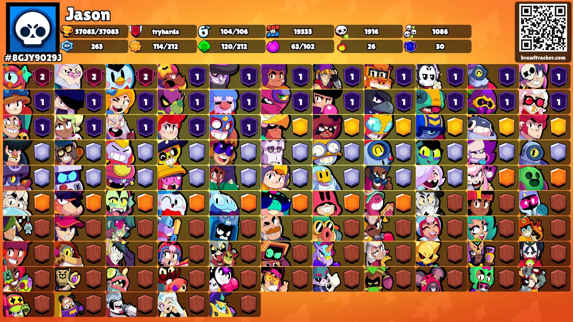 Jason's Ranks