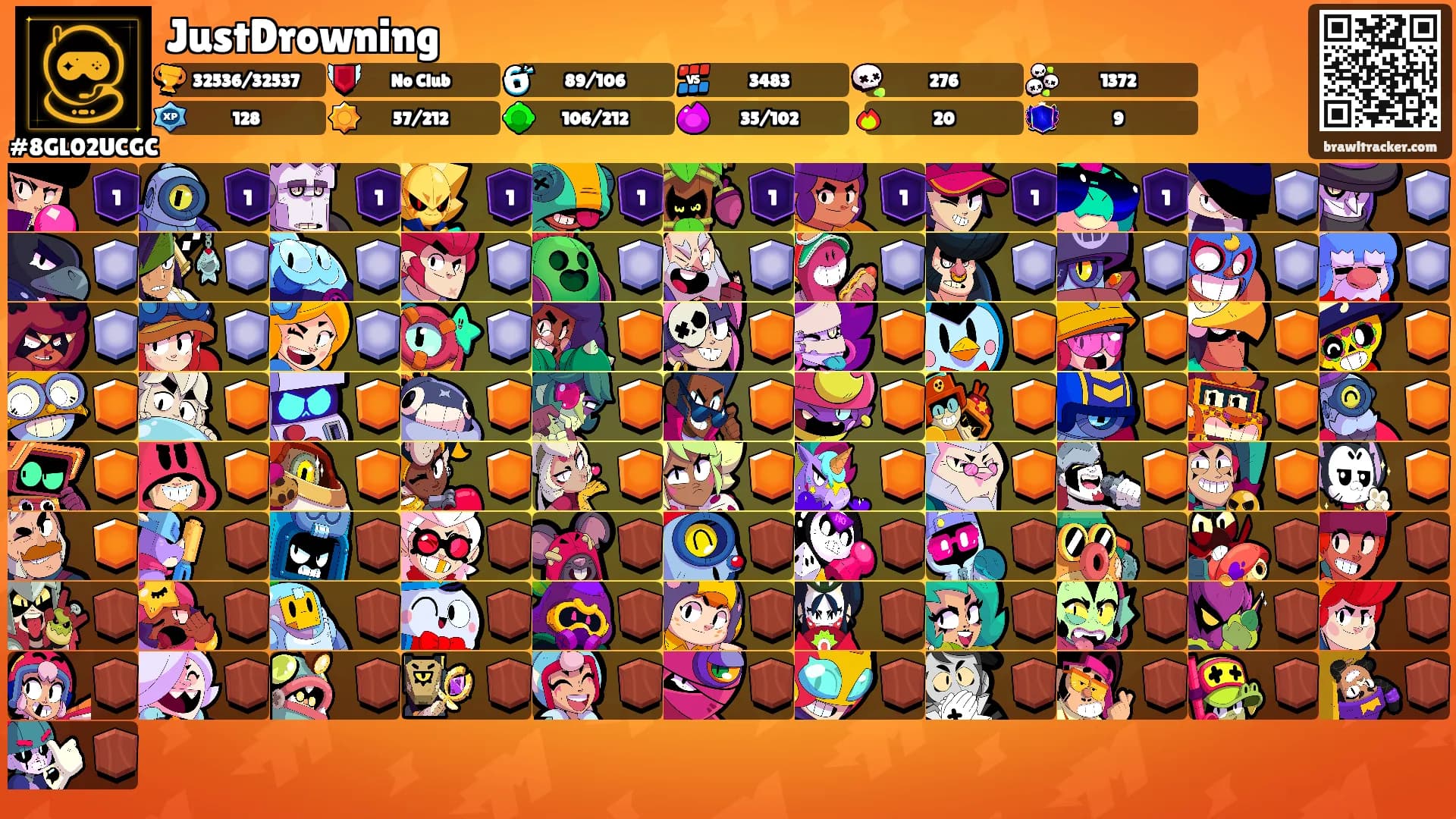 JustDrowning's Ranks