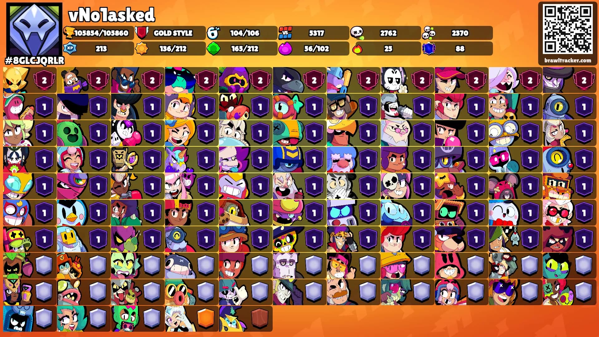 vNo1asked's Ranks