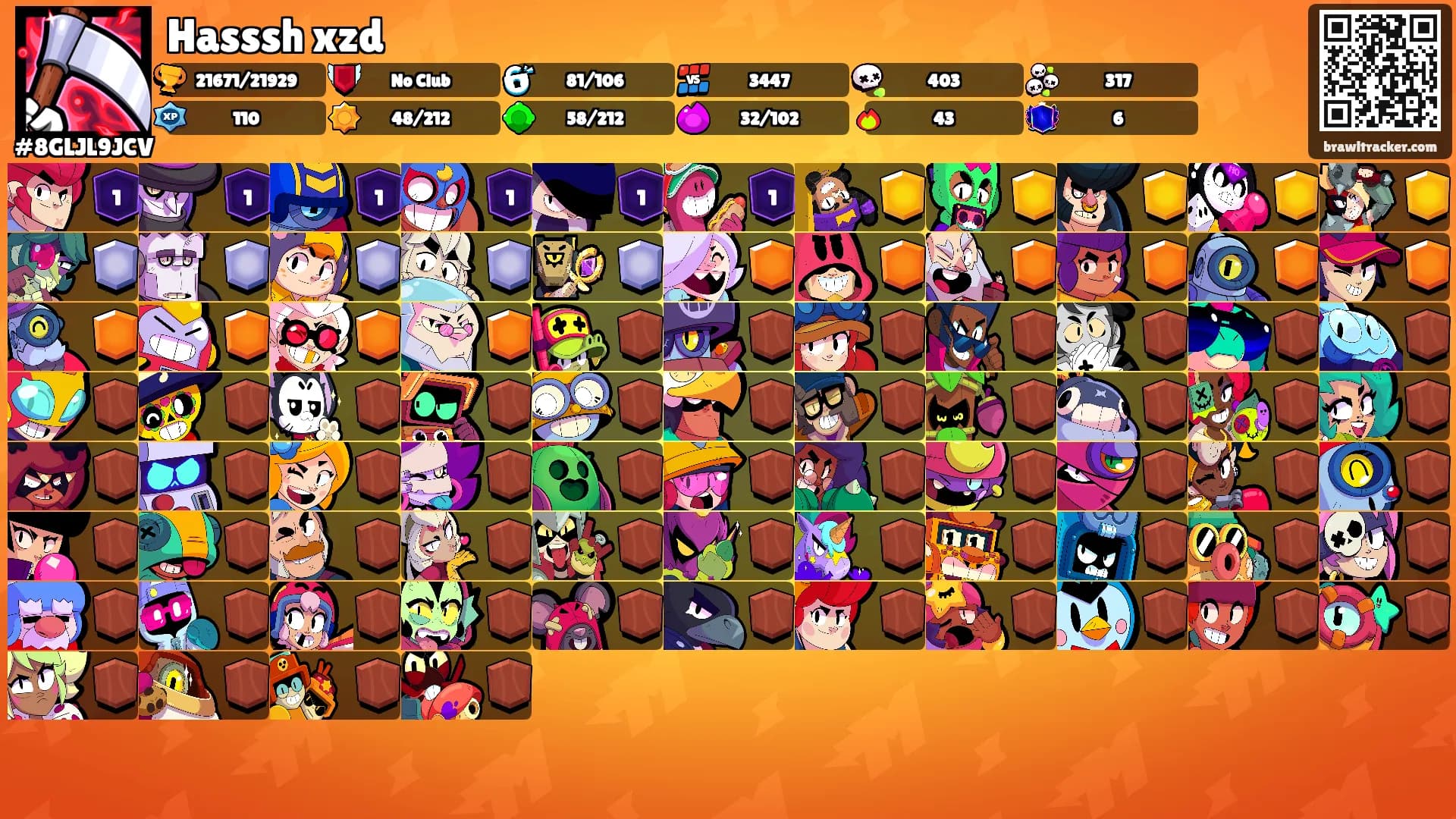 Hasssh xzd's Ranks